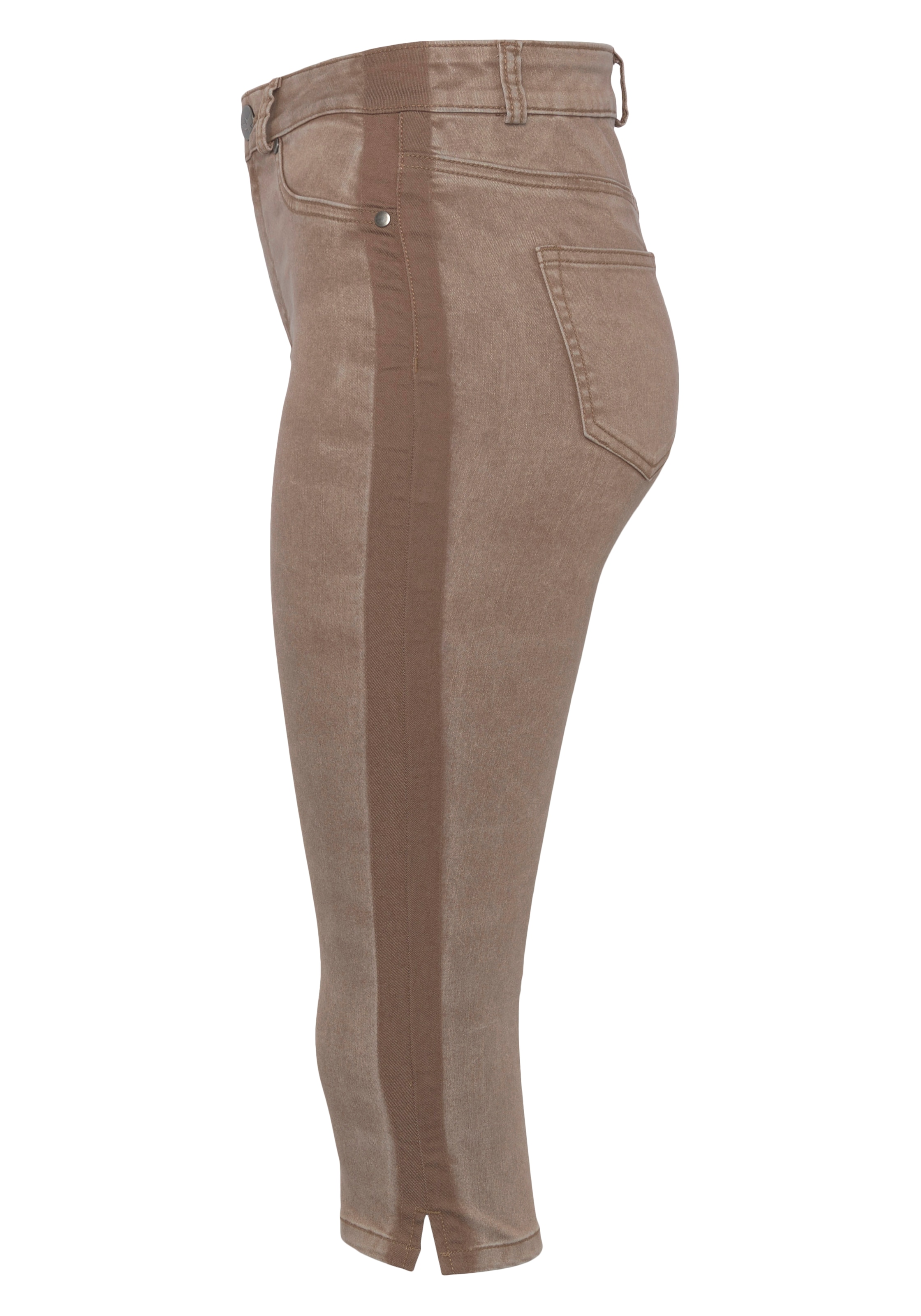 Arizona Caprijeans »Ultra Stretch«, High Waist mit seitlichem Streifen