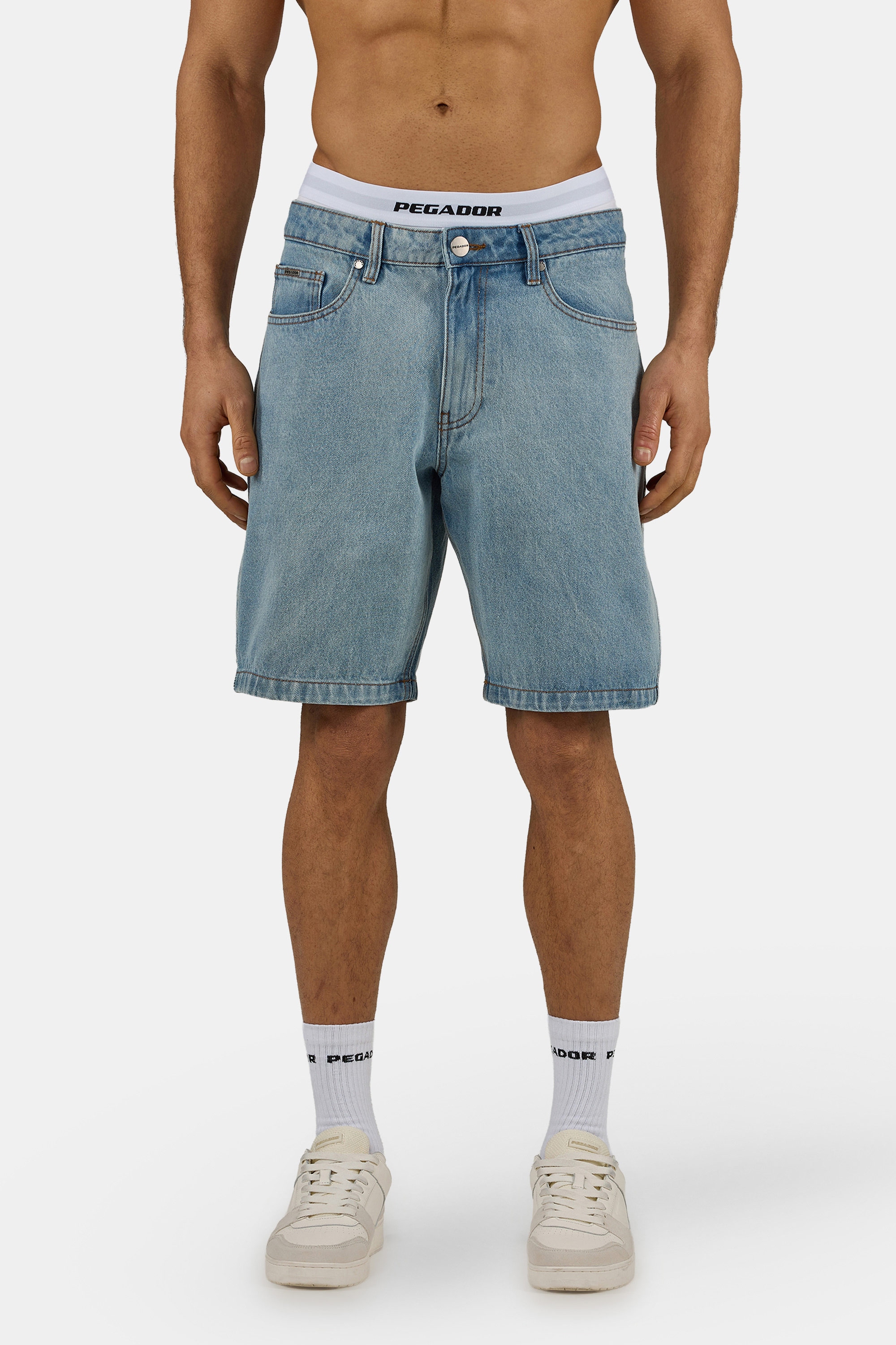 PEGADOR Jeansshorts "Bostic Jeans Shorts" Baumwolle, regular fit günstig online kaufen