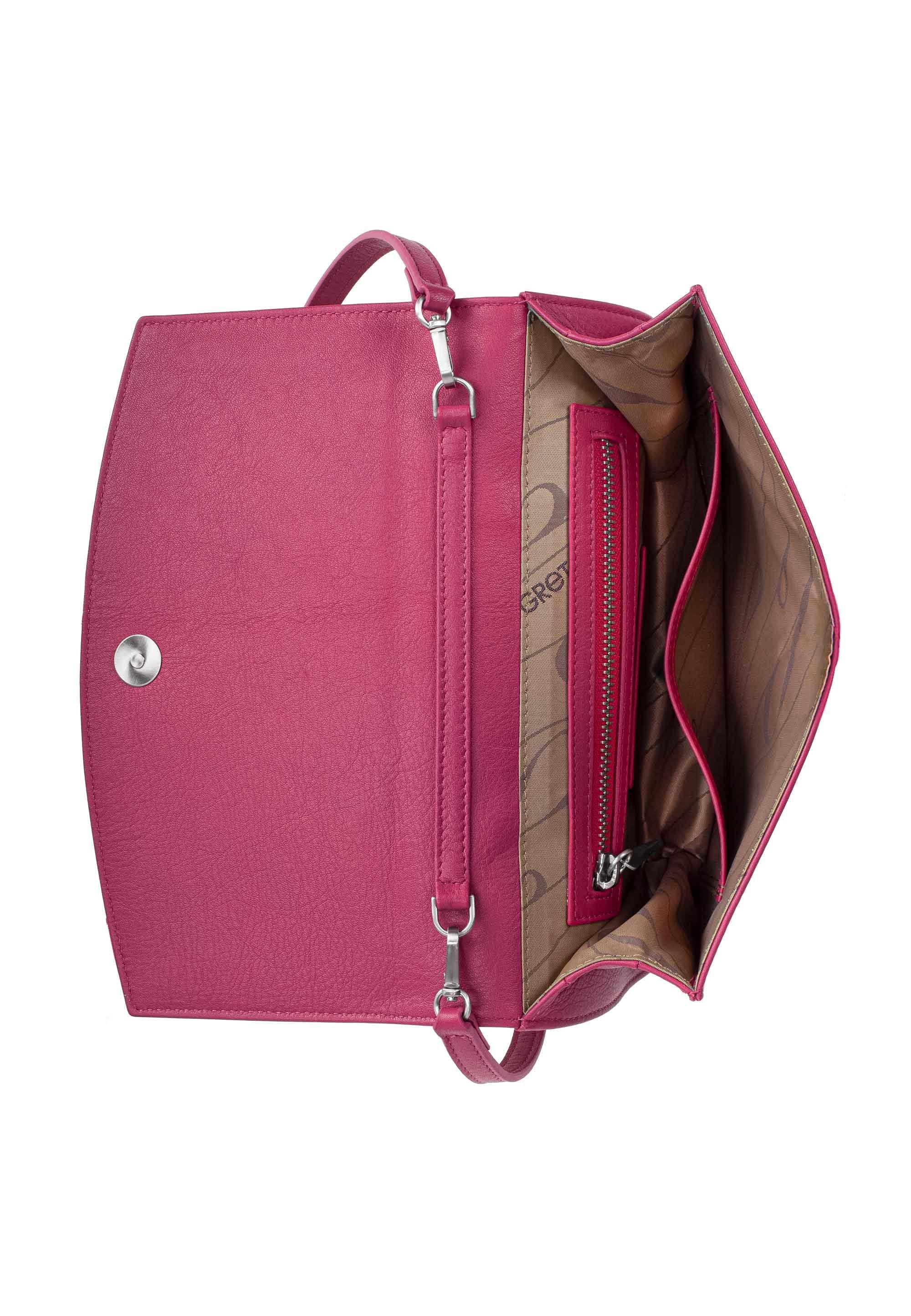 GRETCHEN Schultertasche »Oyster Clutch Three«, aus italienischem Kalbsleder