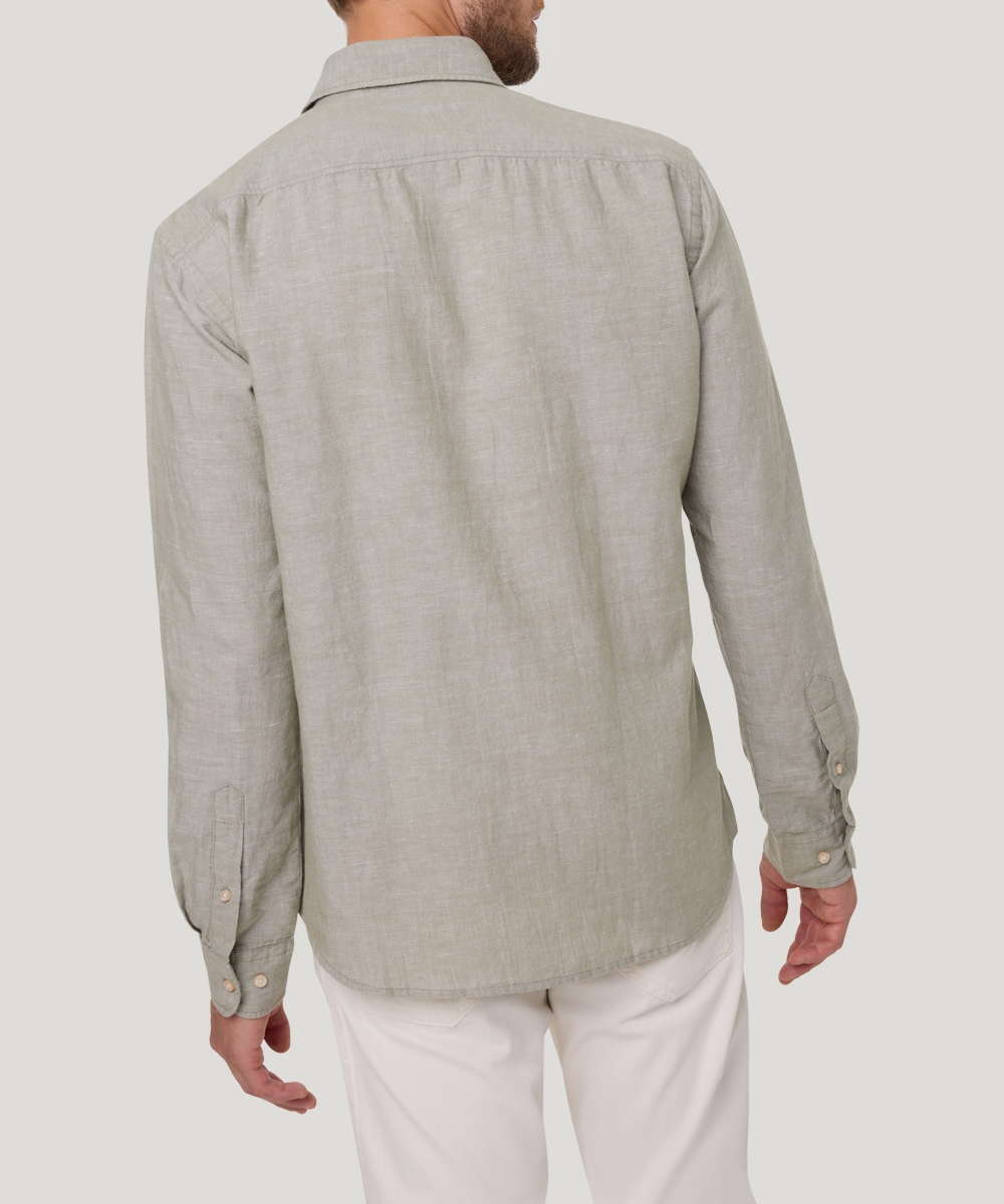 Pierre Cardin Langarmhemd »TW 106«, mit Leinenstruktur