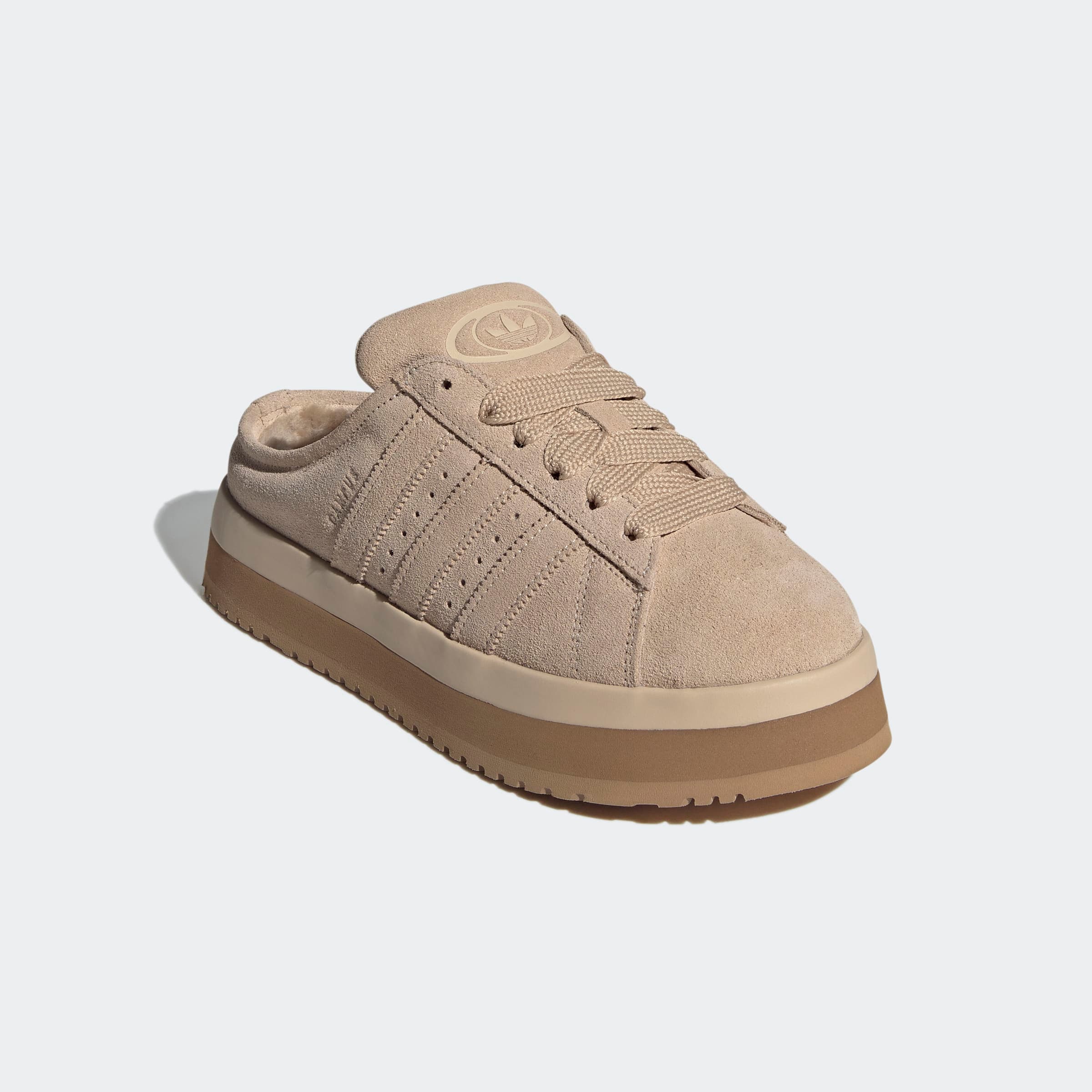 adidas Originals Clog "CAMPUS 00ER WINTER LOW" Hausschuh, Pantolette, Mule, Slipper mit Plateua für Herbst und Winter