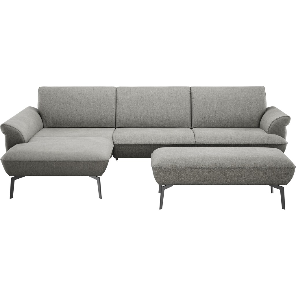 himolla Ecksofa »himolla 9900«, (mit Hocker)