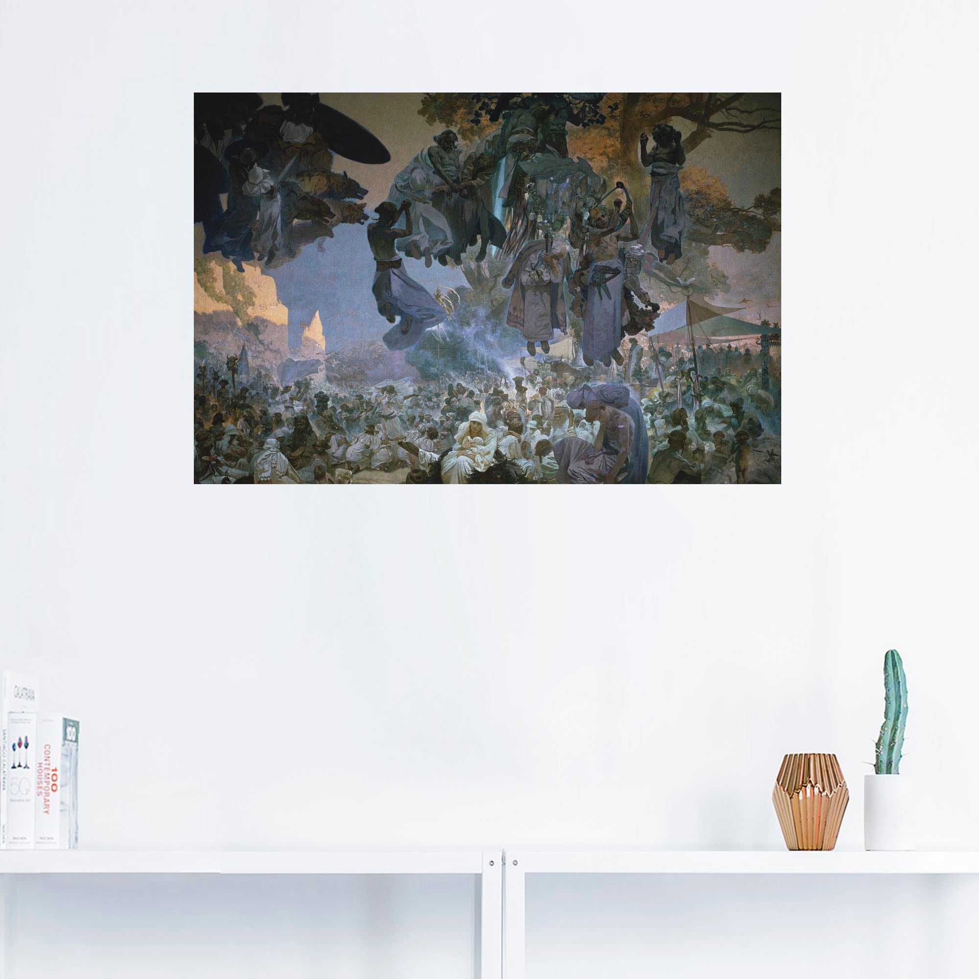 Artland Wandbild »Das slawische Epos: Fest Swantewit«, historische Ereignisse, (1 St.), als Alubild, Leinwandbild, Wandaufkleber oder Poster in versch. Größen