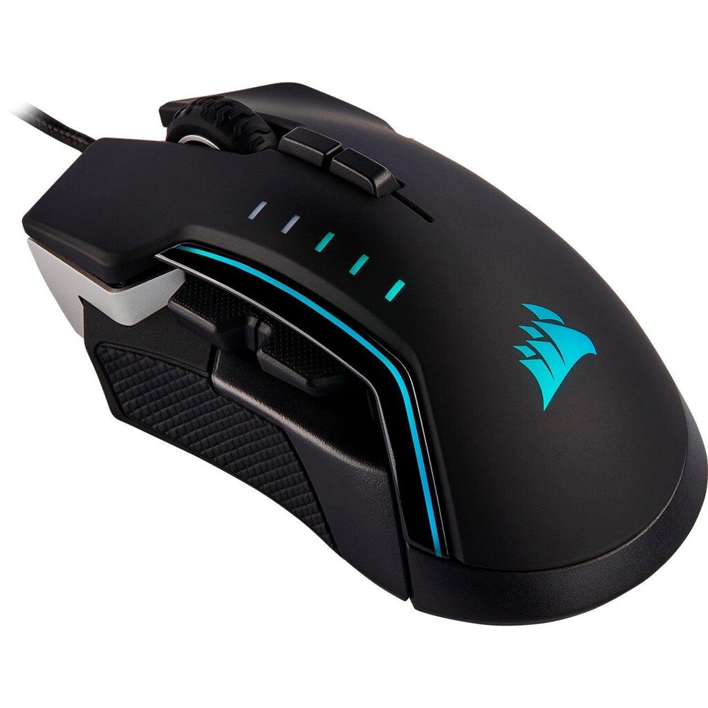 Corsair Gaming-Maus »GLAIVE RGB PRO Aluminium«, kabelgebunden