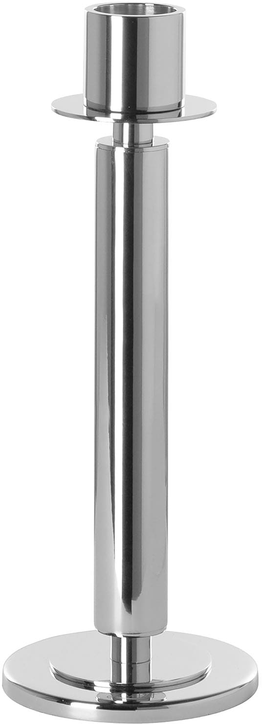 Fink Kerzenleuchter "TALIS, Stabkerzenhalter aus Aluminium", (1 St.), vernickelt, im schwarzen Geschenkkarton