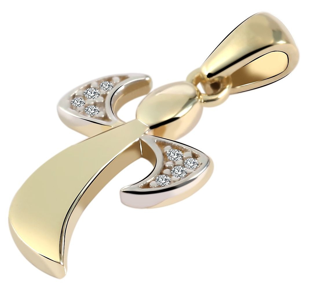 Adelia´s Kettenanhänger »Damen Anhänger – Anhänger aus 333 Gold mit Zirkonia« ()  Perfekt als Geschenk zum einfach so