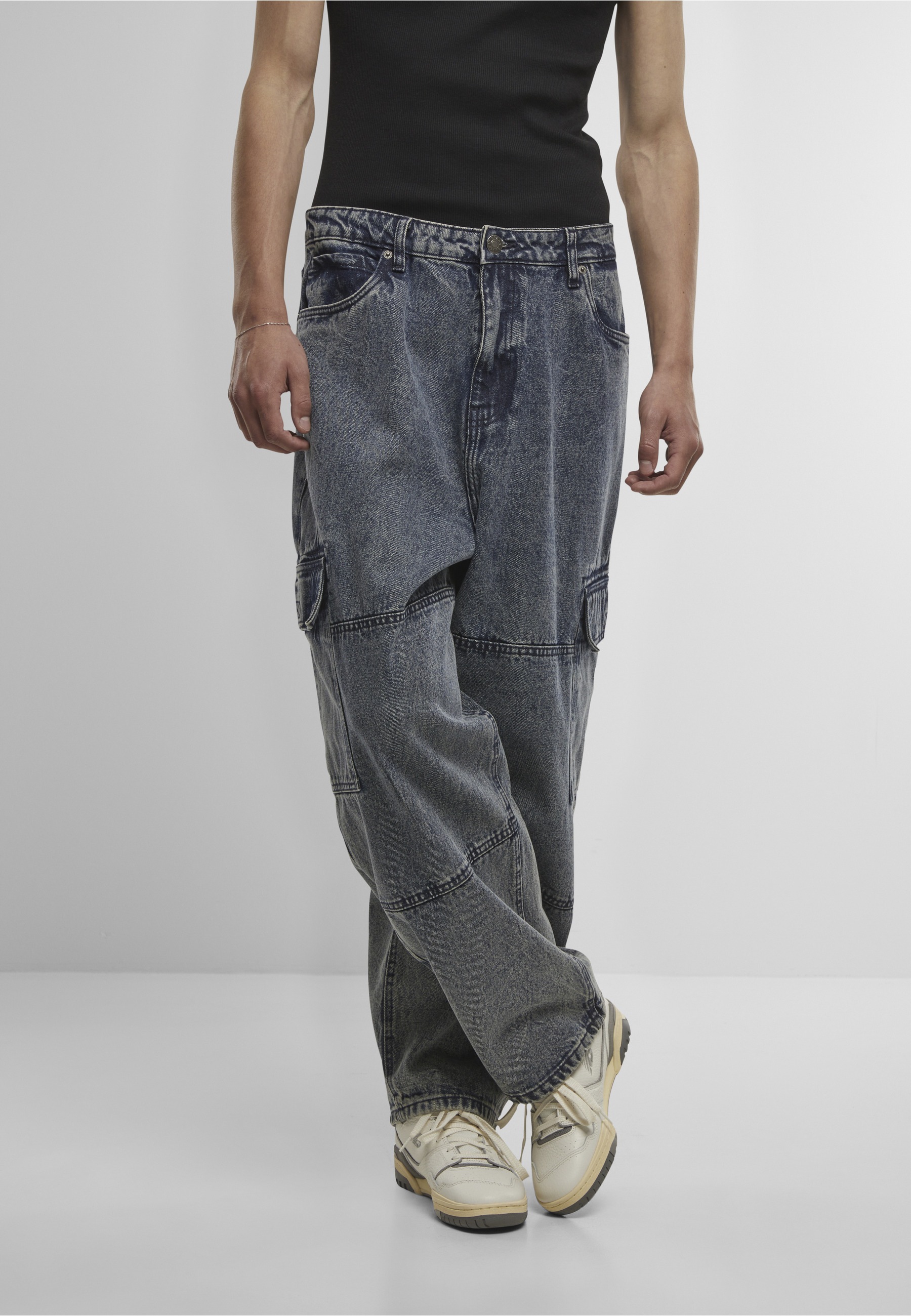 Thumbnail - URBAN CLASSICS Bequeme Jeans "Urban Classics Tapered Heavy Ounce Baggy Cargo Jeans"