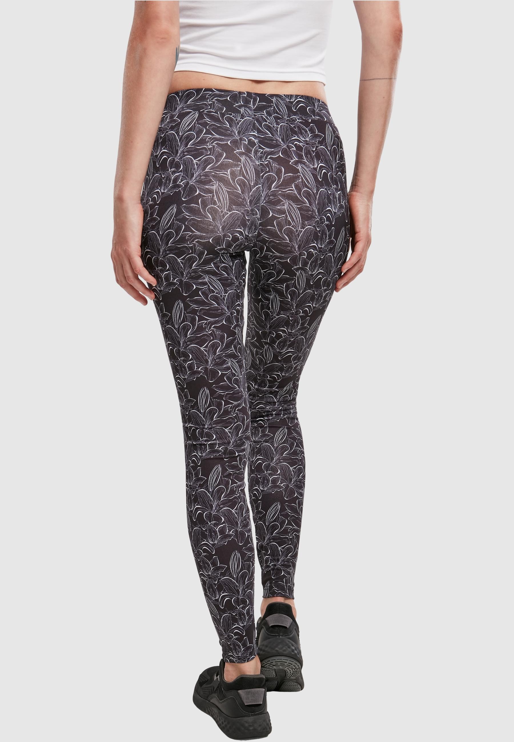 URBAN CLASSICS Leggings »Urban Classics Damen Ladies AOP Leggings«, (1 tlg.)