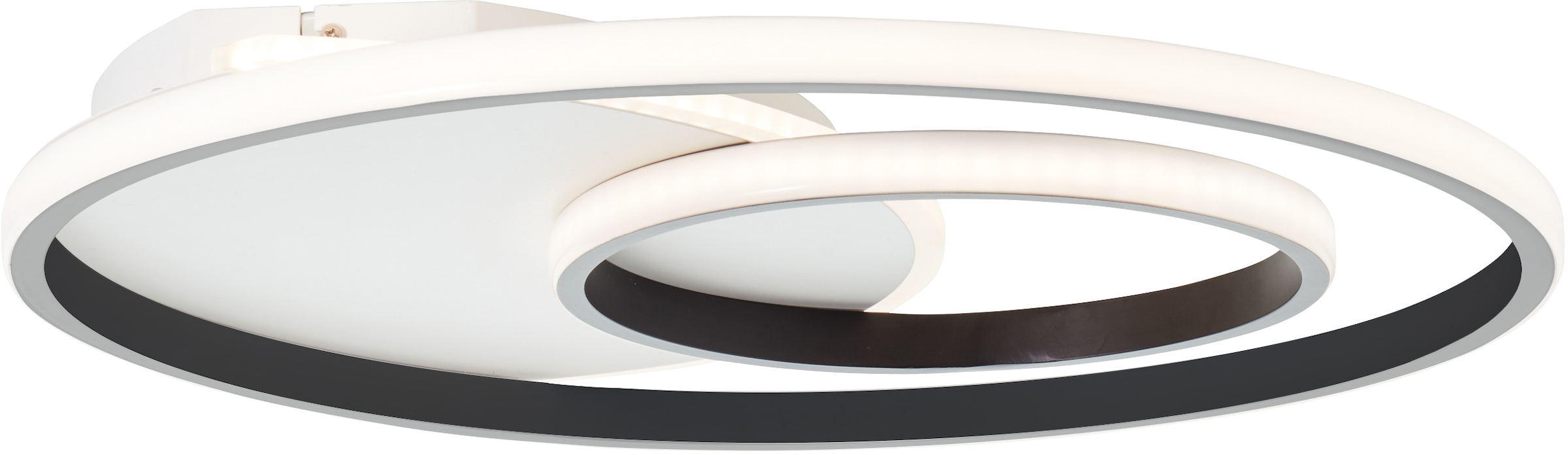 Brilliant LED Deckenleuchte »Merapi«, 1 Metall/Kunststoff, flammig-flammig, 50,8 BAUR weiß/schwarz Licht, warmweißes cm, | Ø lm, 4100