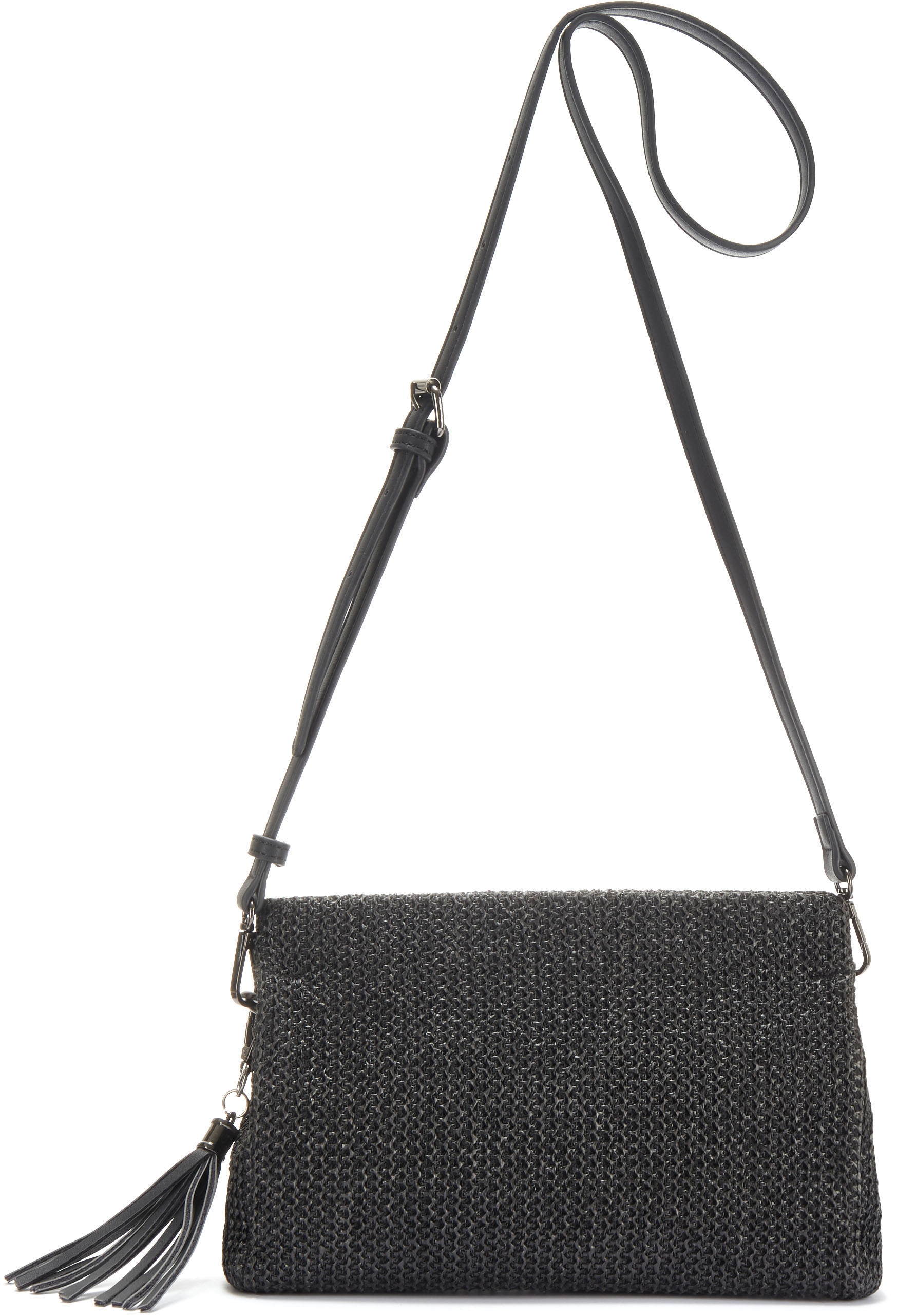Vivance Umhängetasche »Clutch«, Handtasche,Schultertasche,Basttasche,Tragetasche,Crossbody Bag VEGAN