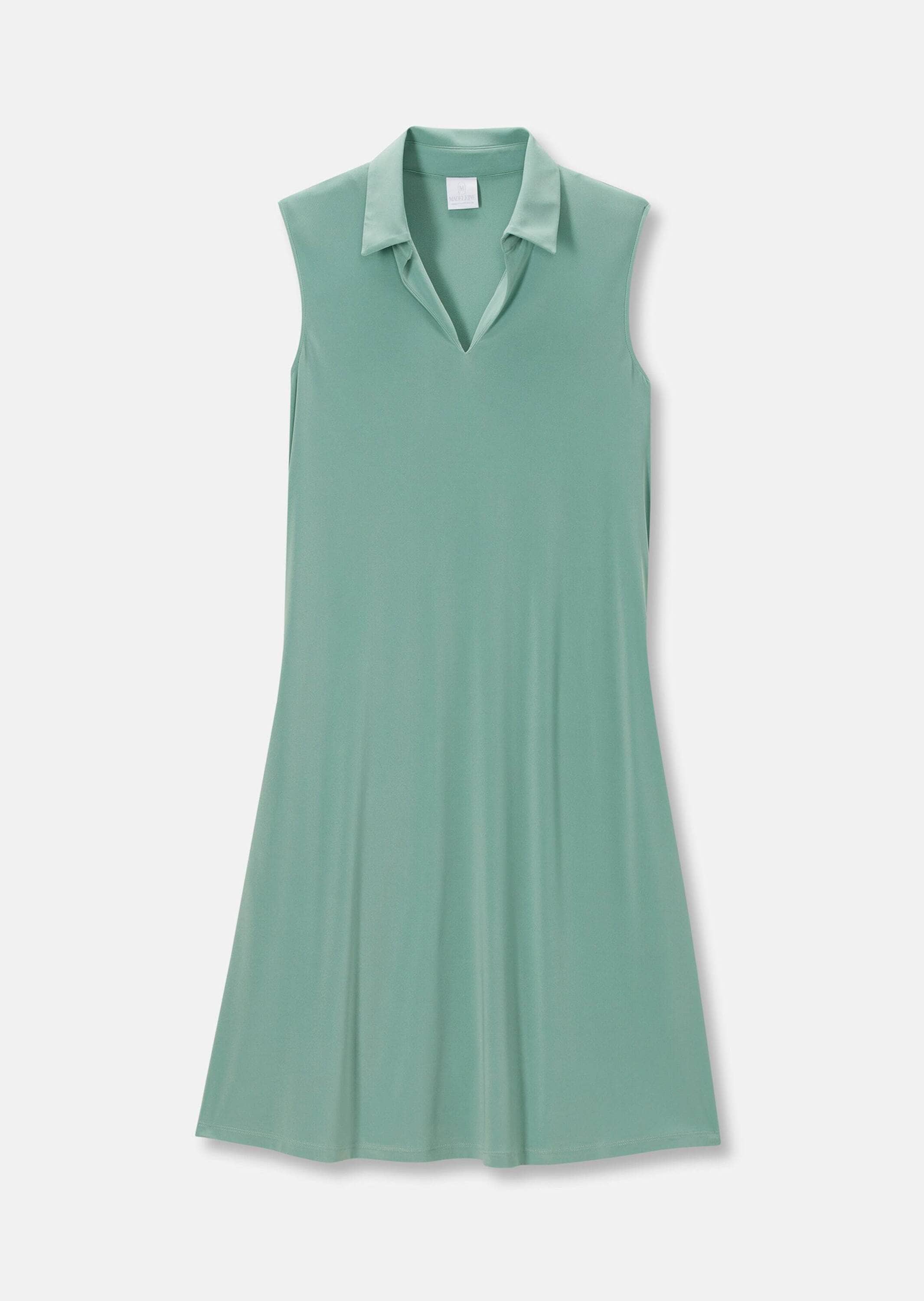 MADELEINE Sommerkleid "Kleid Ärmelloses Sommerkleid mit V-Ausschnitt"
