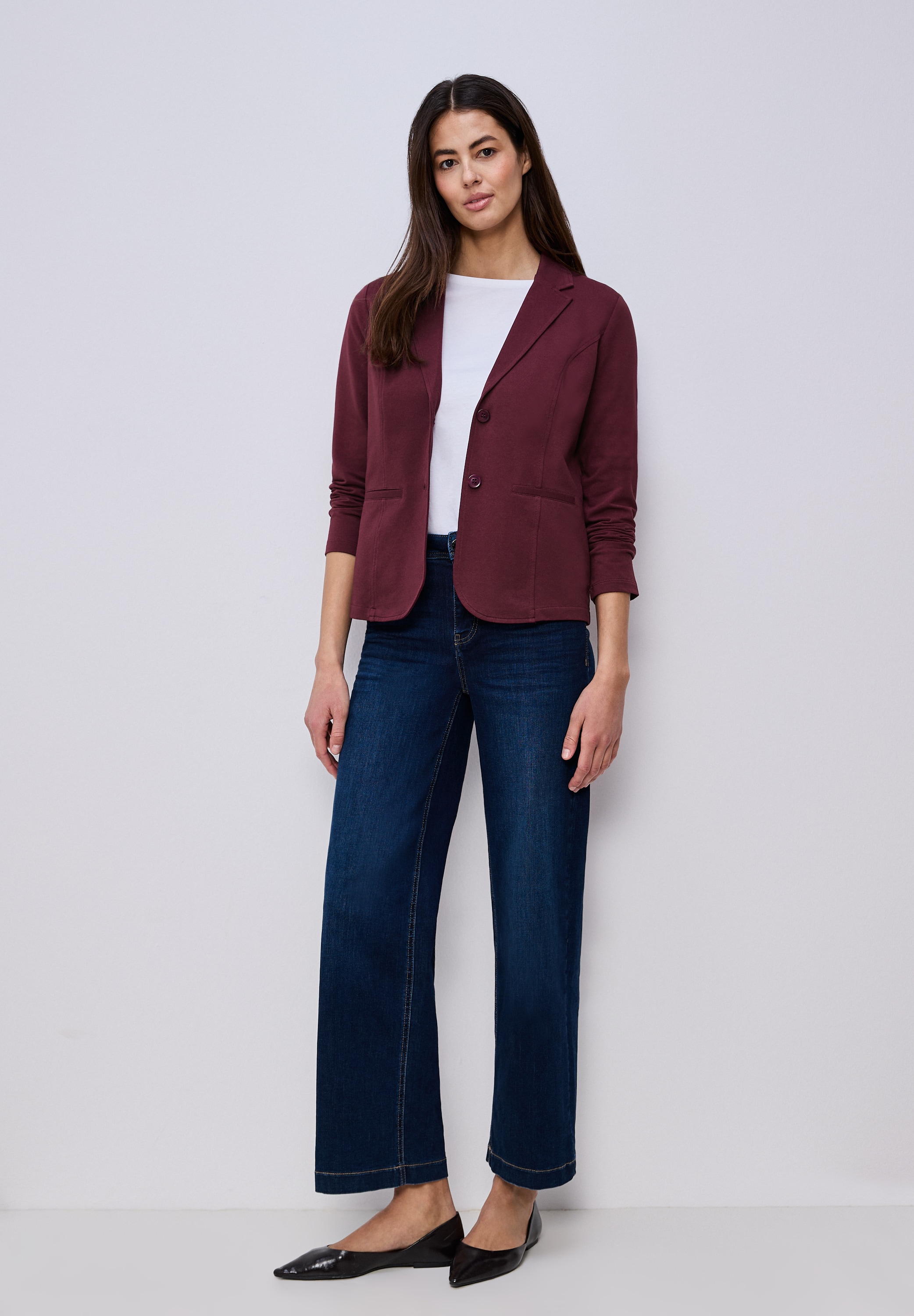 STREET ONE Sweatblazer im soften Baumwoll-Mix