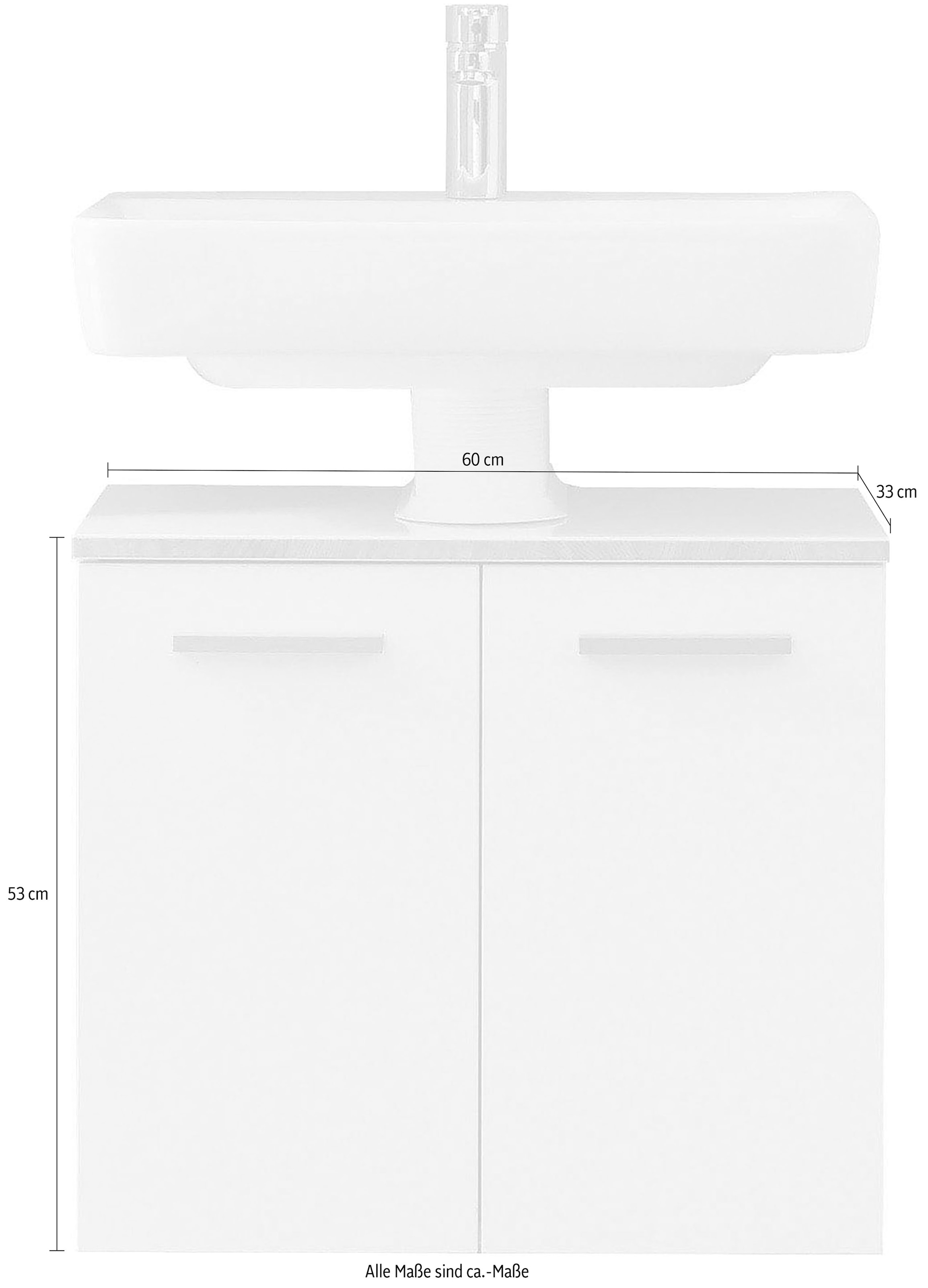 PELIPAL Waschbeckenunterschrank BAUR »Quickset | 931« kaufen