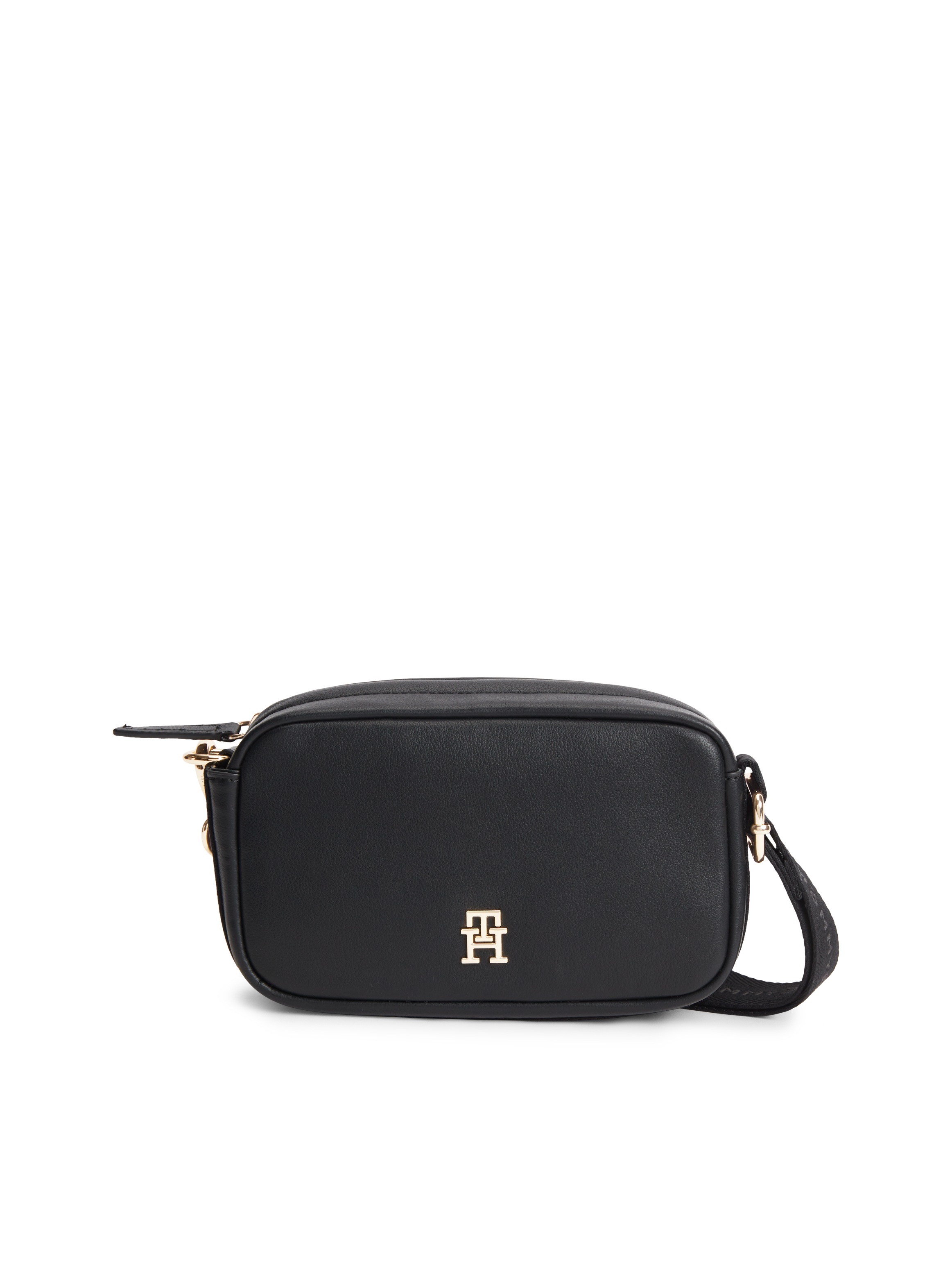 Tommy Hilfiger Umhängetasche "TH LOGOTAPE CAMERA BAG" Damen Handtasche, Schultertasche mit TH-Schmuckelement