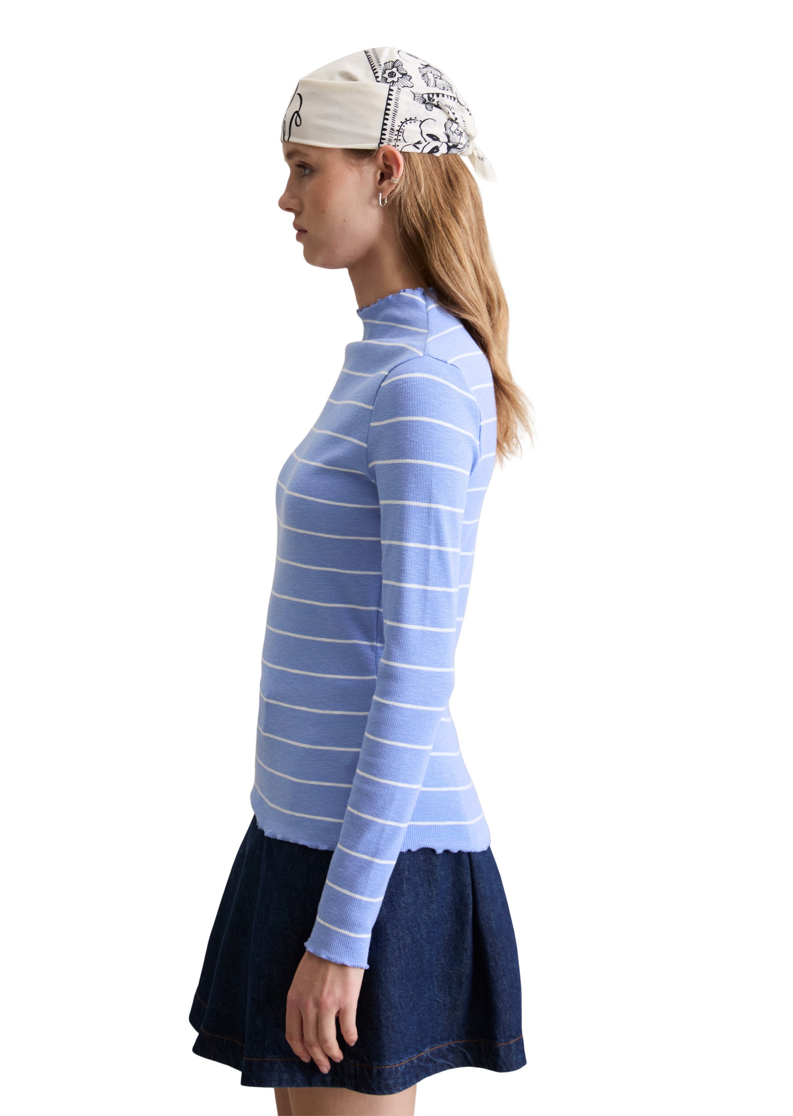 Marc OPolo DENIM Langarmshirt "aus Organic Cotton-Stretch-Jersey" günstig online kaufen