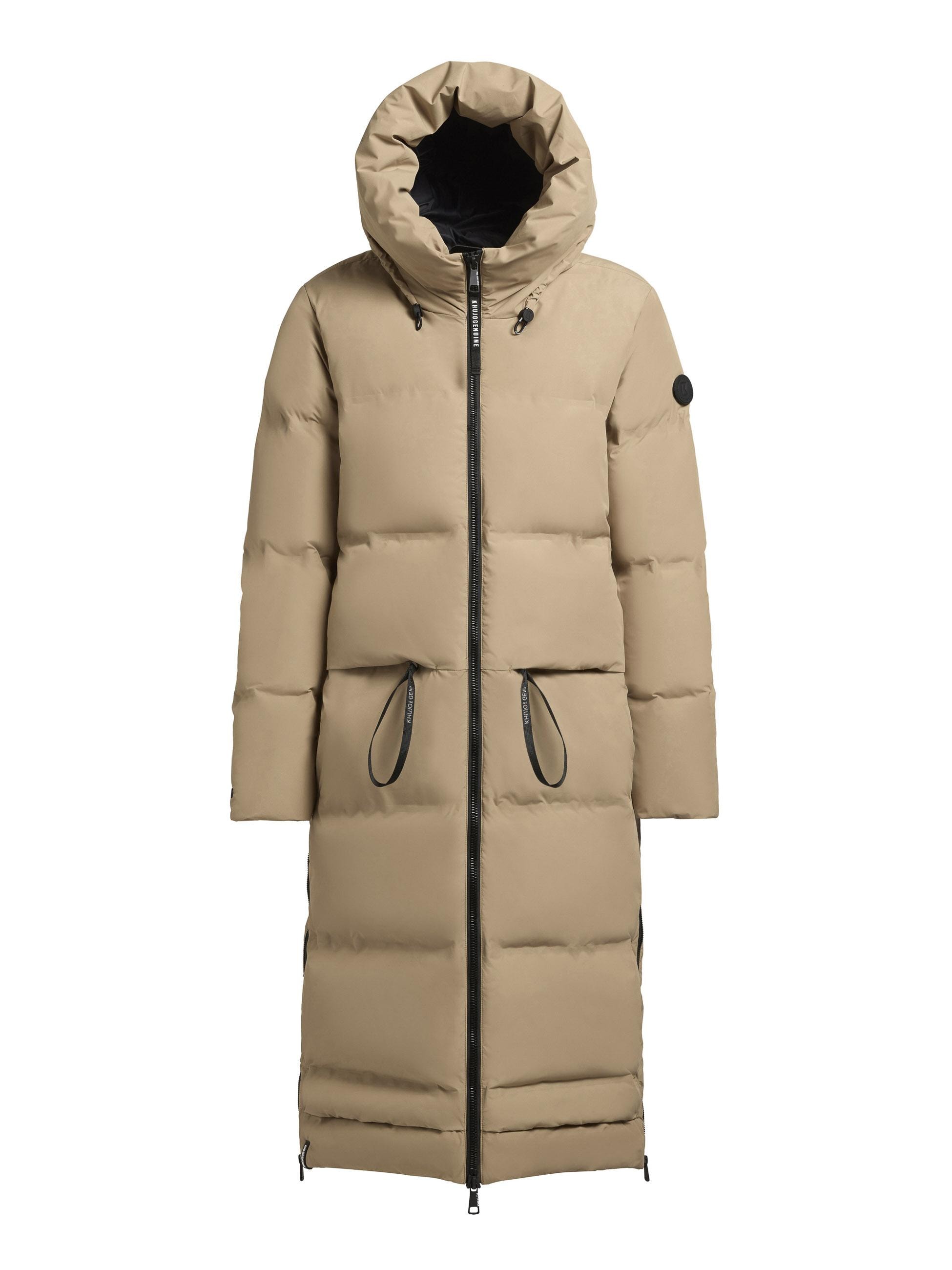 khujo Steppmantel »Aroma-YM«, Gesteppter Damen Wintermantel mit hohen Gehschlitzen