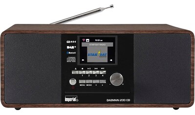 Digitalradio (DAB+) »DABMAN i200 CD«, (Bluetooth-WLAN-LAN (Ethernet) Digitalradio...