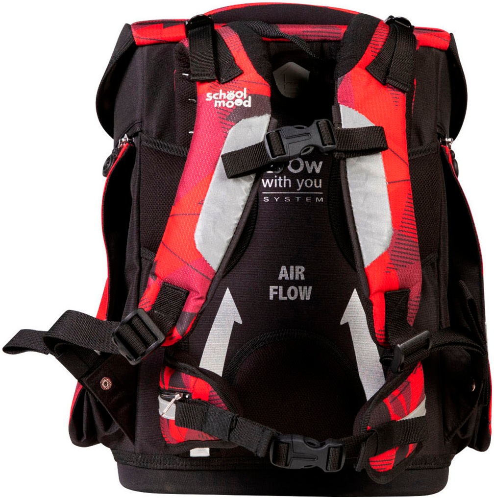 SCHOOL-MOOD® Schulranzen »Champion Maxx Pro«, retroreflektierende Flächen