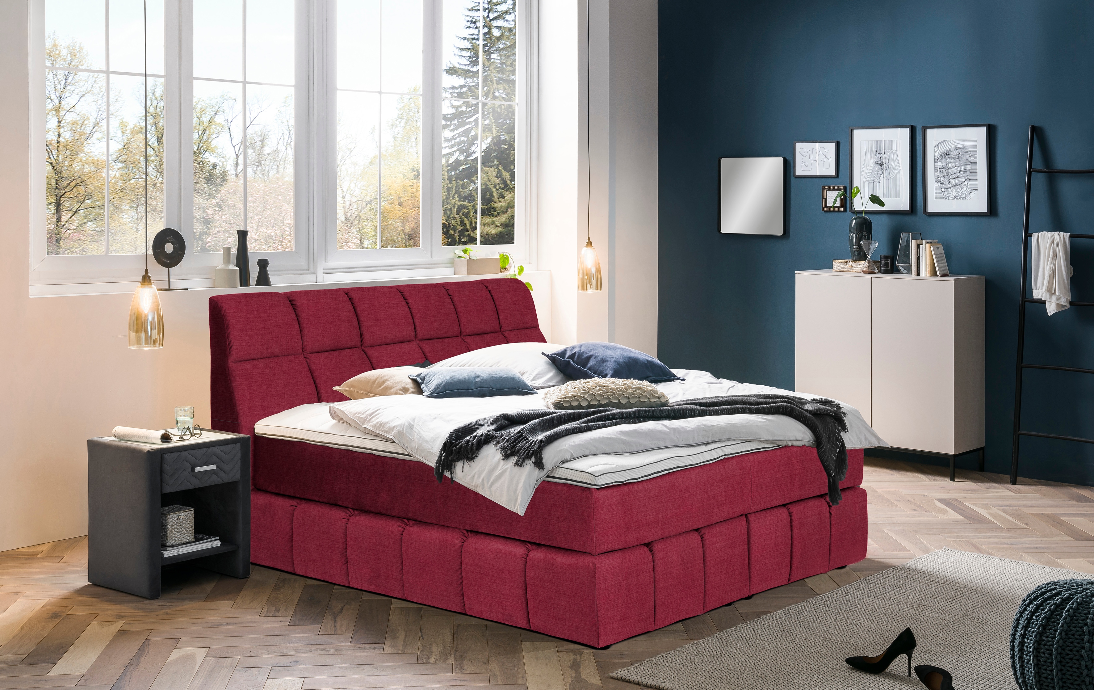 Home affaire Boxspringbett "Paxton" Neue Toppervarianten