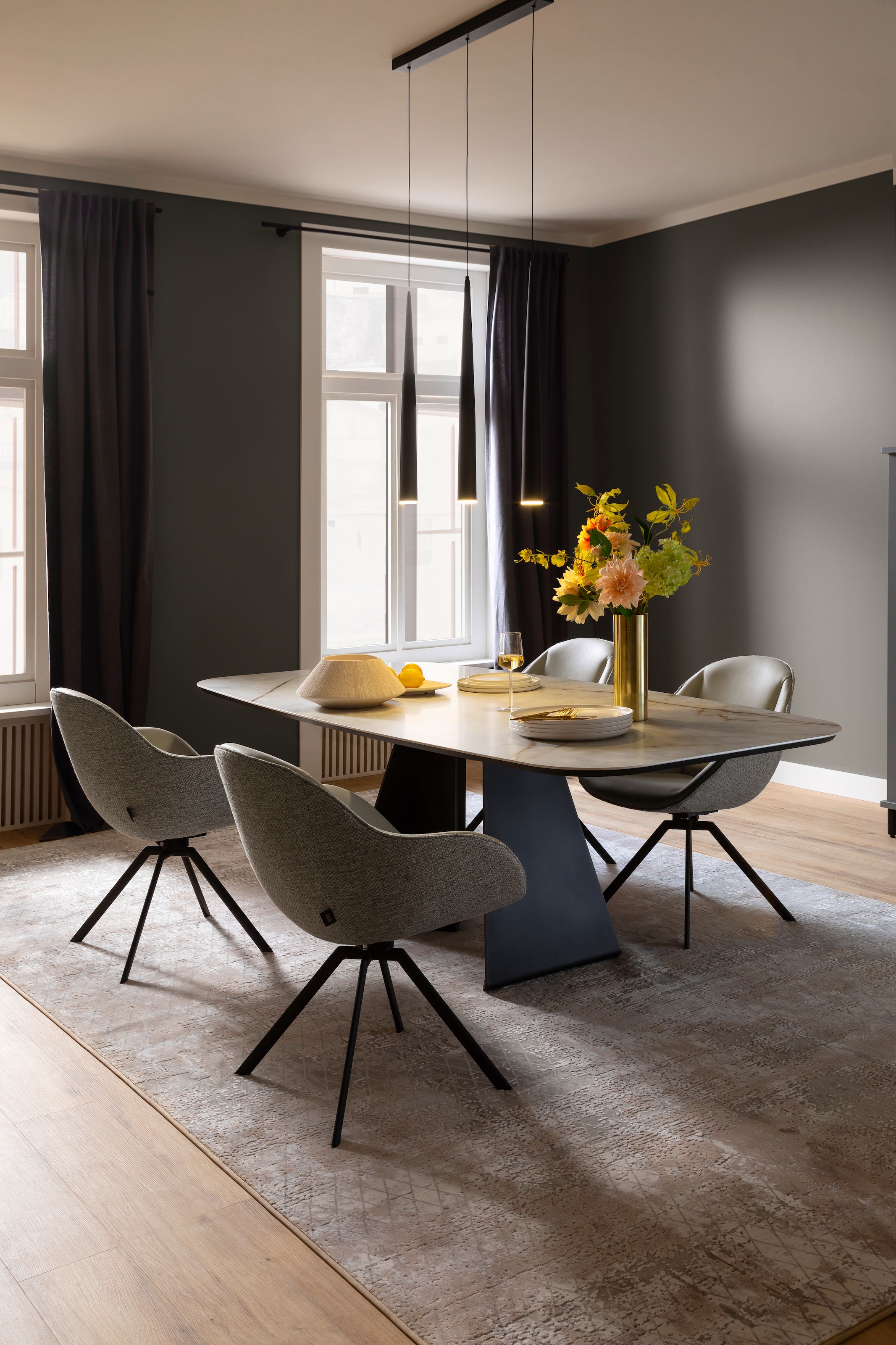 SCHÖNER WOHNEN-Kollektion Teppich »Vision 211« rechteckig 7 mm Höhe Viskoseteppich mit Glanz, Wohnzimmer