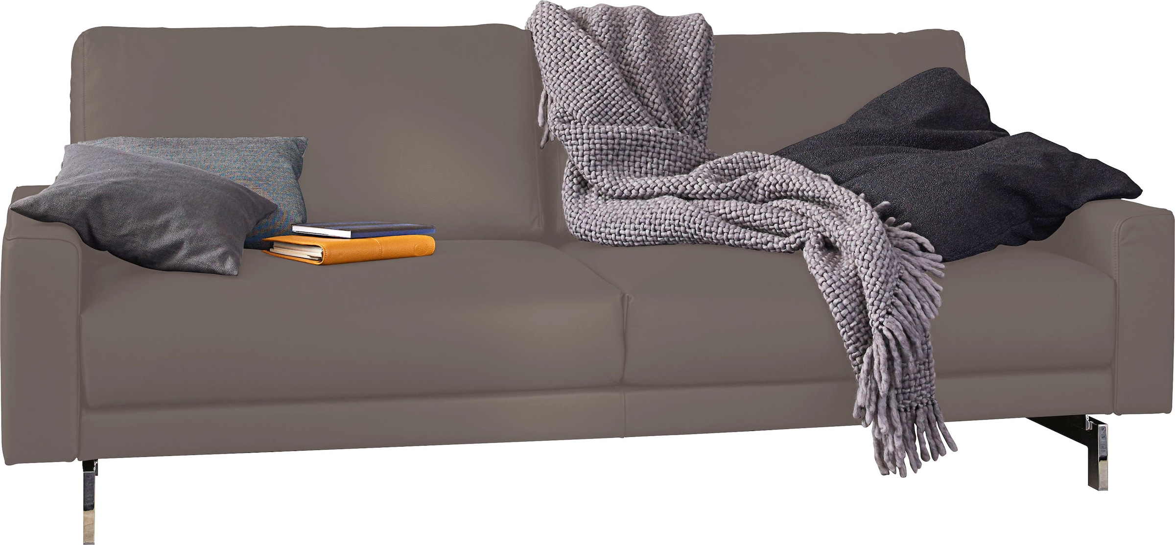 Creation BY ROLF BENZ 2-Sitzer »CR.450, Designsofa, Loungesofa«, Armlehne niedrig, Fuß chromfarben glänzend, Breite 164 cm