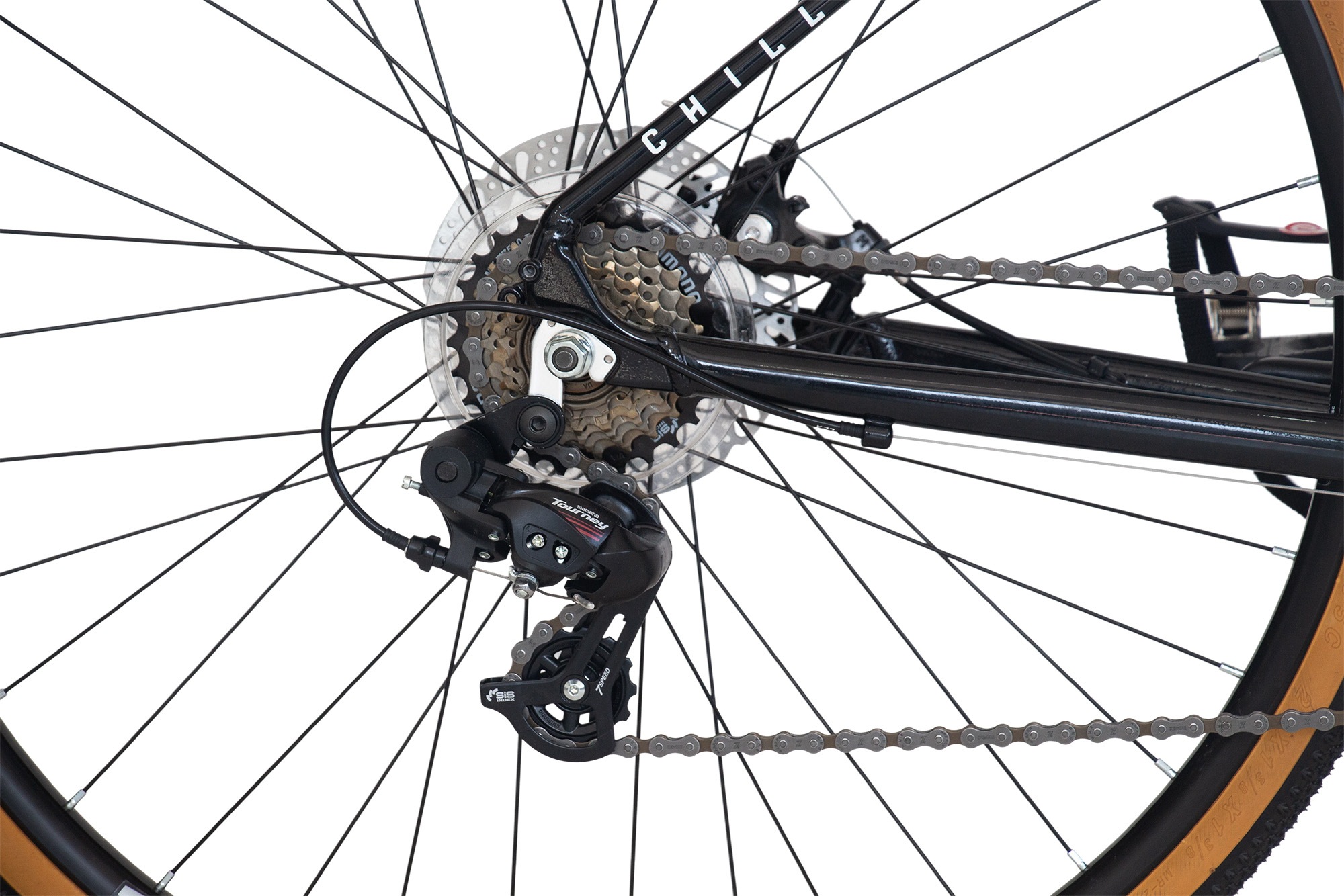 CHILLIZ Gravelbike »GL.01« 14 Gang Shimano Tourney Schaltwerk Kettenschaltung