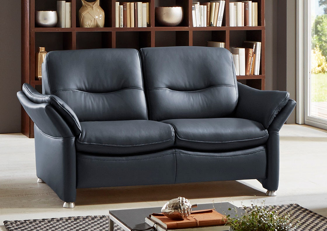 HUKLA 2-Sitzer "HU-SF15058 Ledersofa, Breite 164 cm", hochwertiges Glattled günstig online kaufen