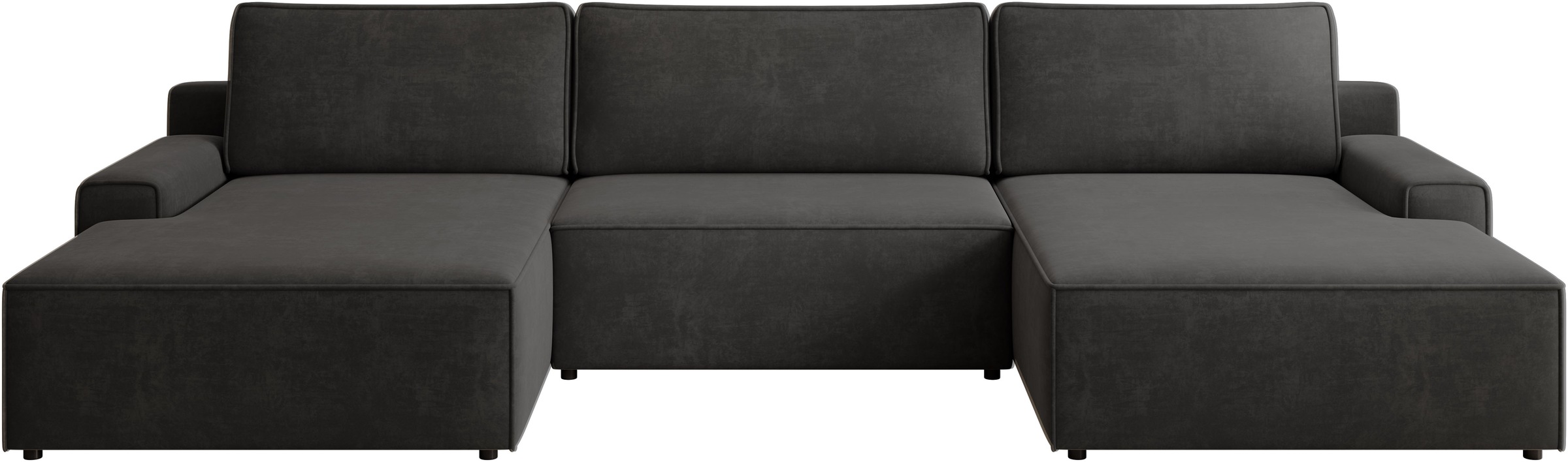 TRENDMANUFAKTUR Wohnlandschaft »Challenge, Schlafsofa mit Bettkasten, Couch in U-Form, Breite 333 cm«, XXL Sofa mit Bettkasten & Schlaffunktion, auch in trendigem Cordstoff