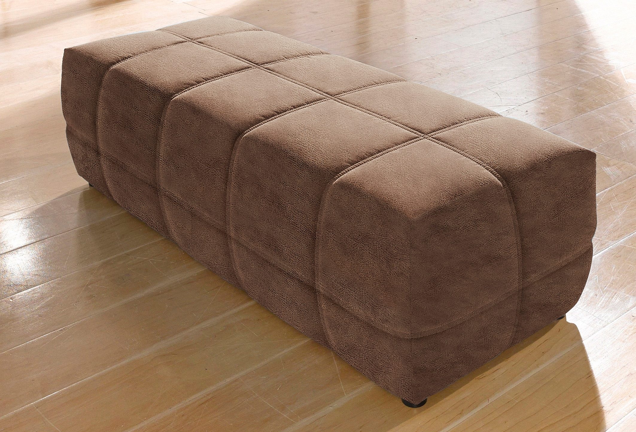 DOMO collection Hocker »Brandon«, große Ausführung passend zu "Brandon", auch in Cord