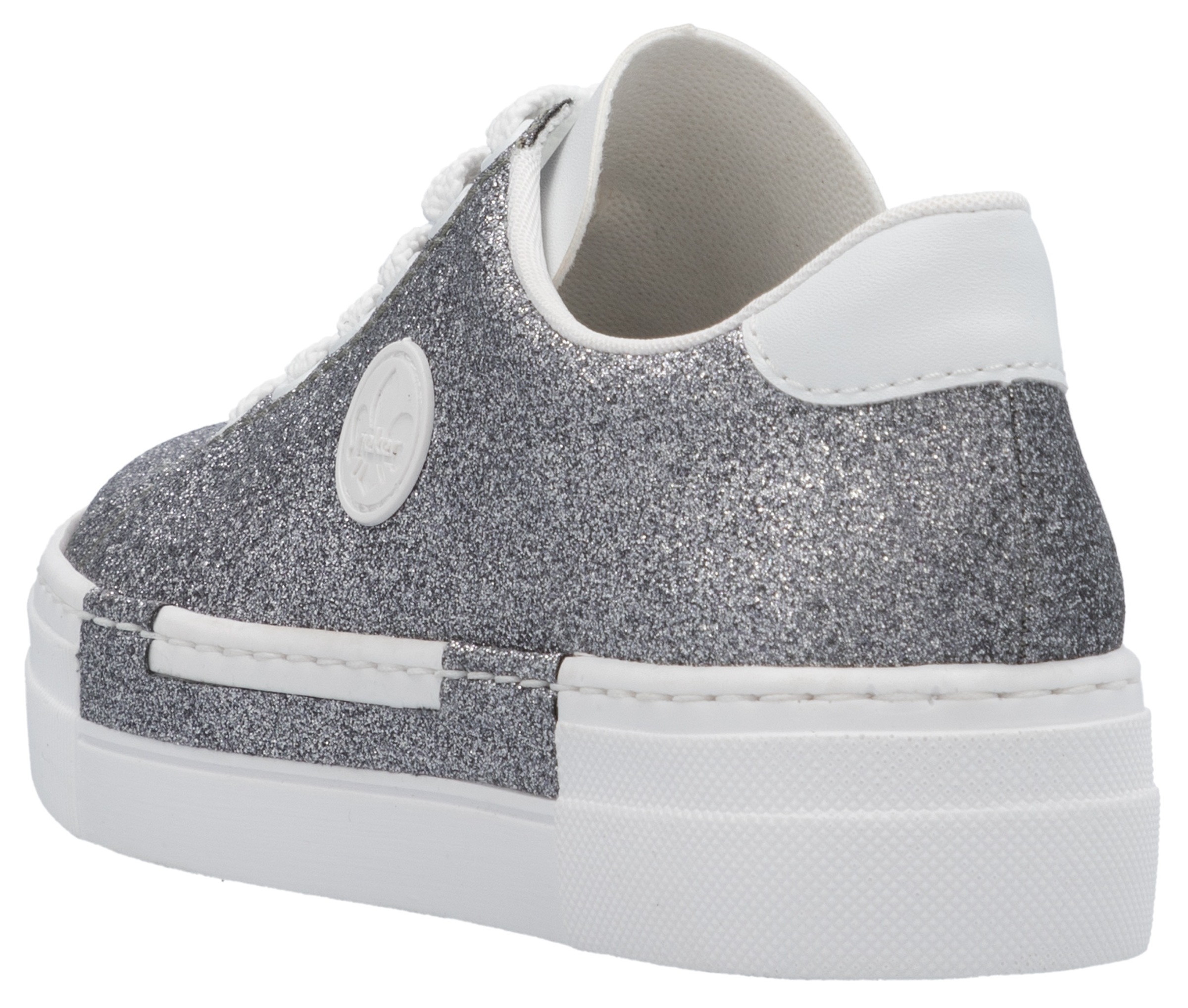 Rieker Sneaker, Freizeitschuh, Halbschuh, Schnürschuh mit Plateausohle