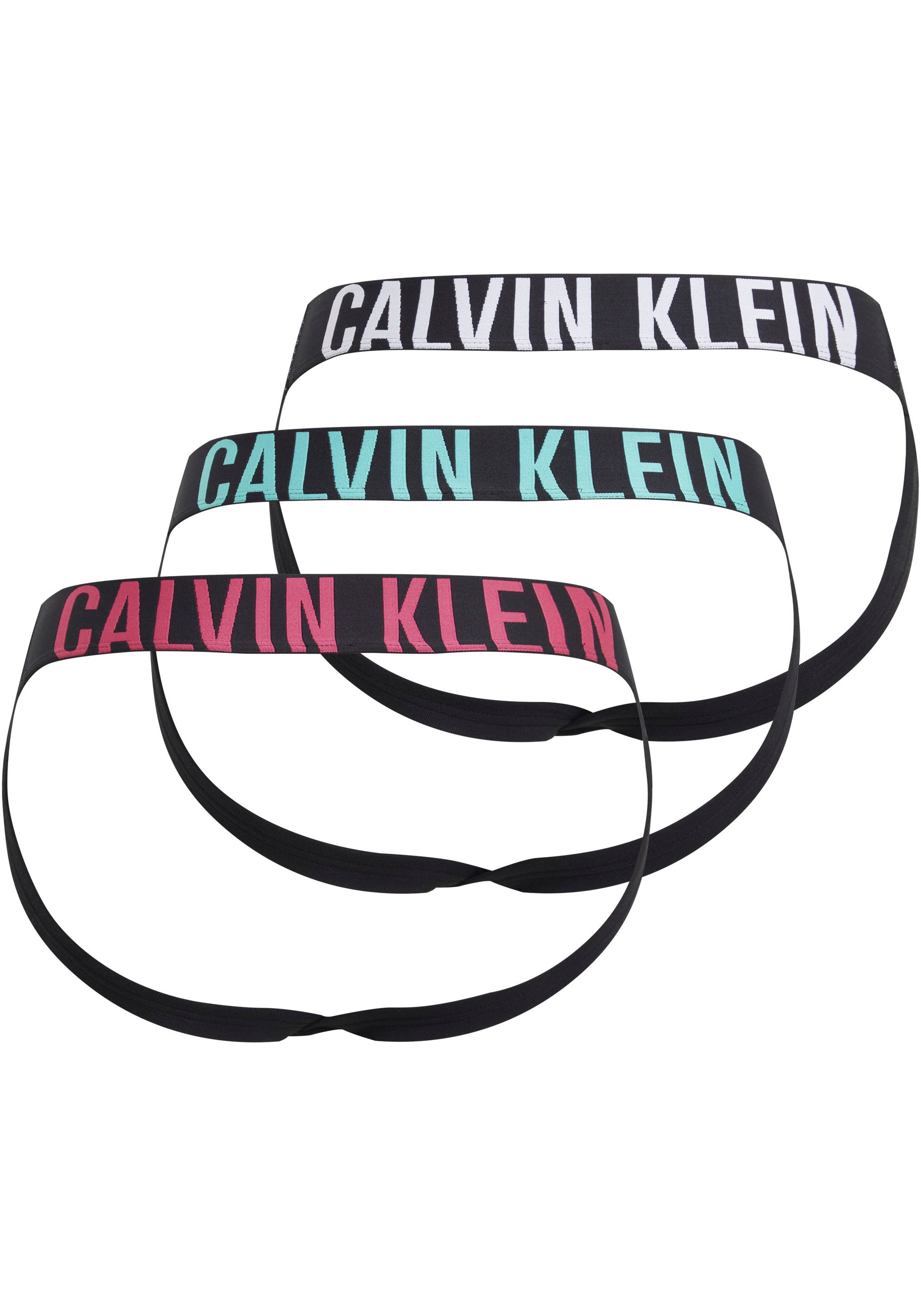 Calvin Klein Underwear String »JOCK STRAP 3PK«, (Packung, 3 St., 3er), mit Logo-Stretchbund