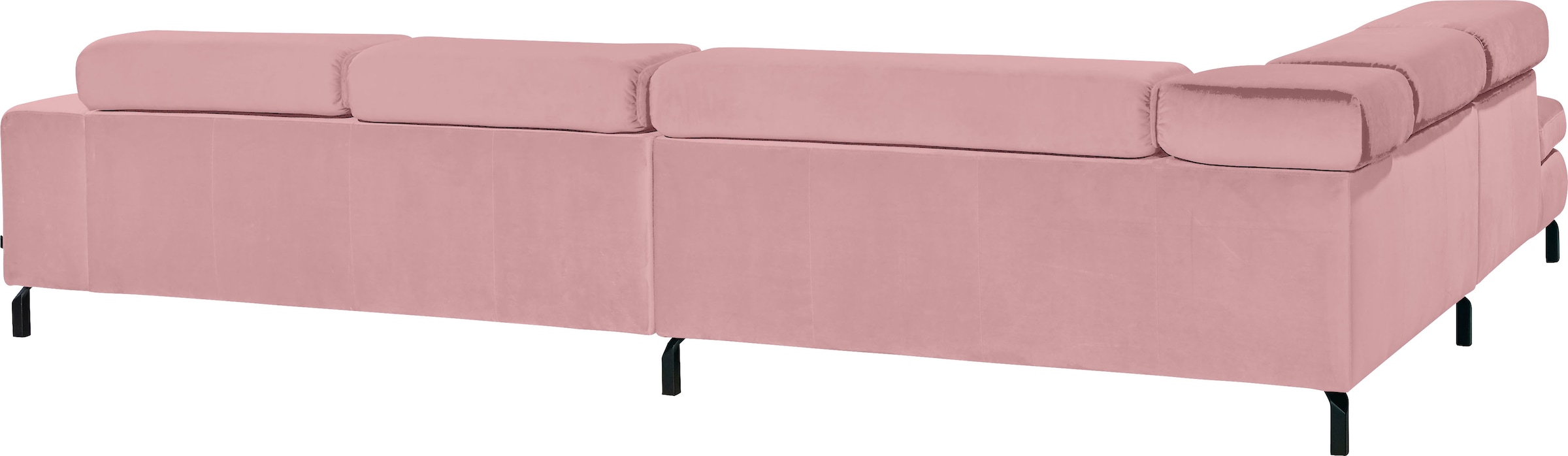 GALLERY M branded by Musterring Ecksofa »Felicia Due L-Form«, Wahlweise mit Sitzvorzug, inkl. Kopfteilverstellung, Sitzhöhe 40 cm