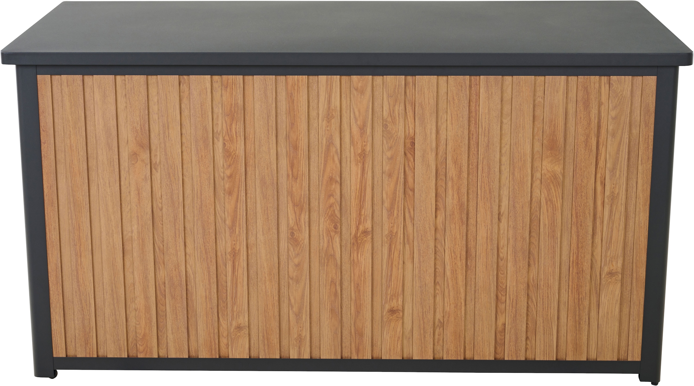 Siena Garden Kissenbox Gestell aus Aluminium, 159x79x83cm woodlook