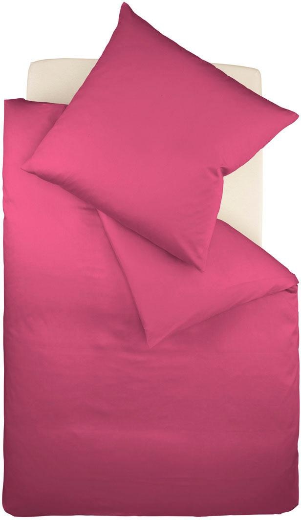 fleuresse Bettwäsche "Colours in 135x200, 155x220 oder 200x200 cm" 2 Stk. Bettwäsche aus 100% Baumwolle, uni, mit Reißverschluss