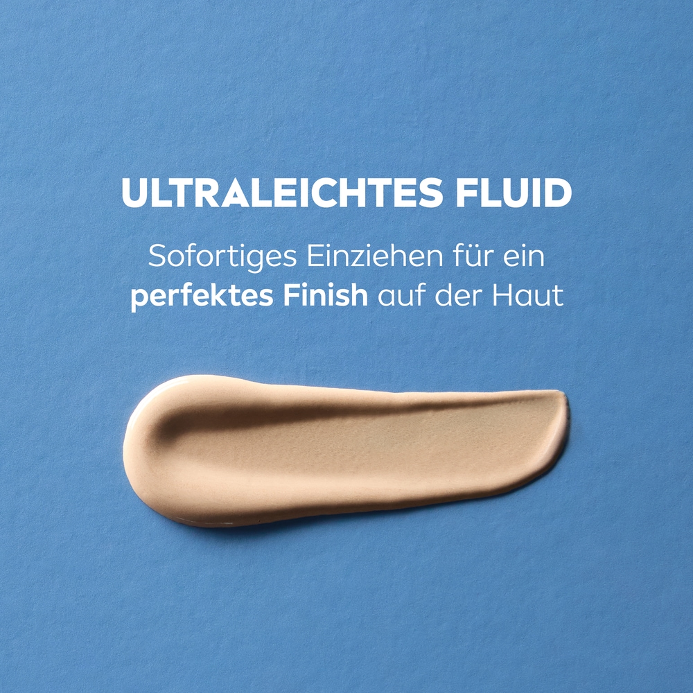 Nivea Sonnenschutzfluid »NIVEA SUN UV Gesicht Fluid LSF 50+ schützt helle Haut vor UV-Strahlen.«