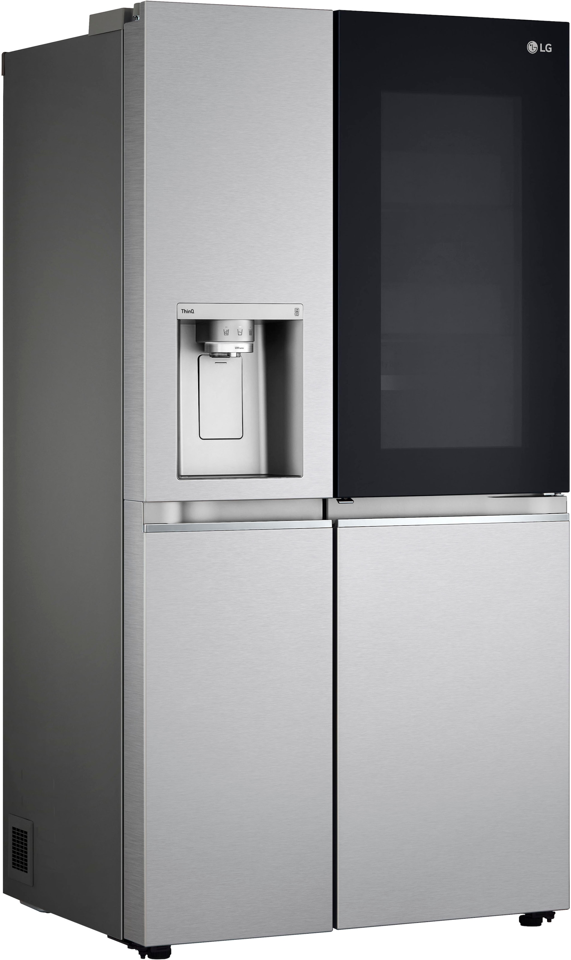 LG Side-by-Side "GSXV91BSAF" 179 cm hoch 91,3 cm breit InstaView™, Wassersp günstig online kaufen