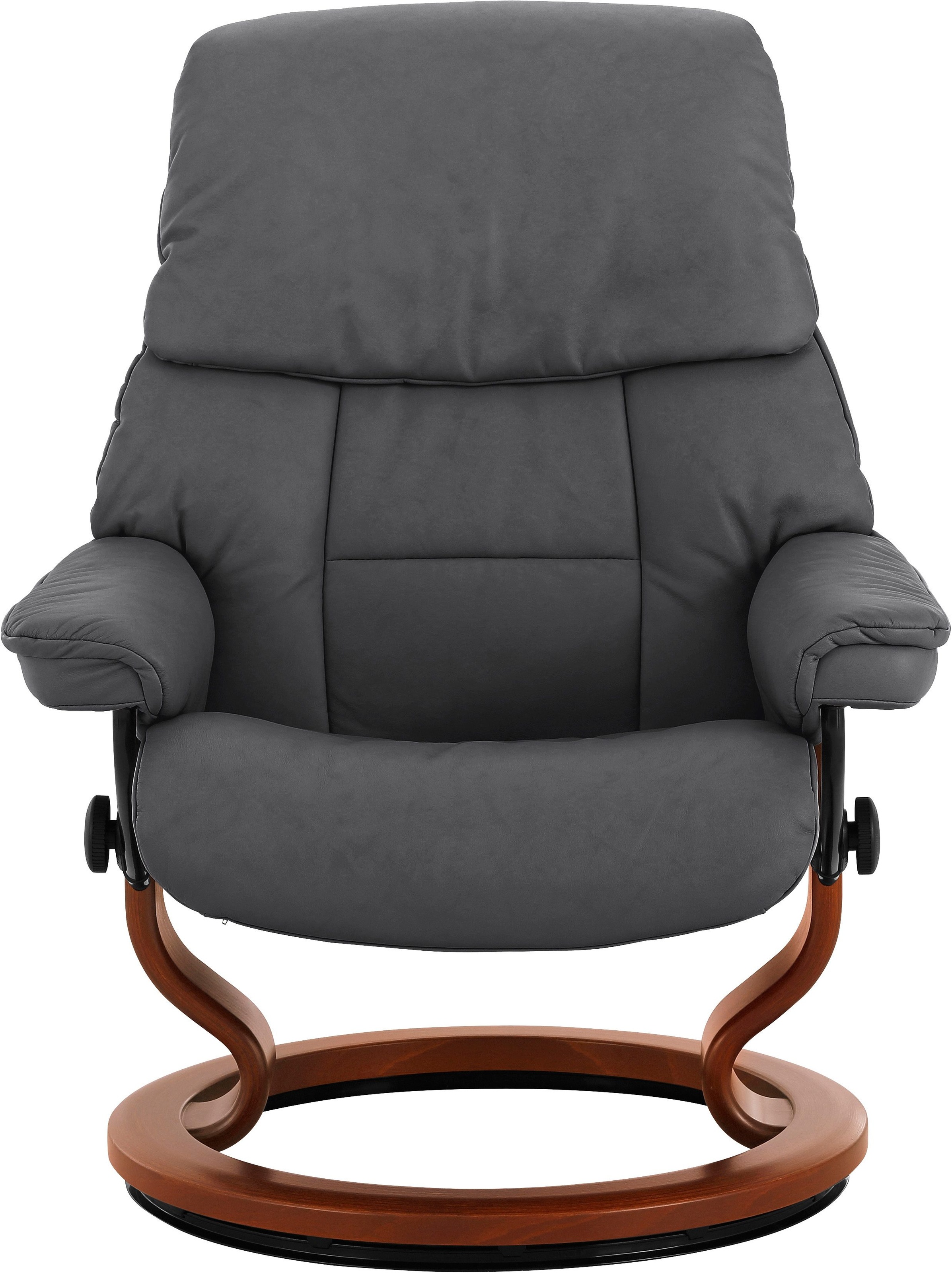 Stressless Relaxsessel "Ruby", mit Classic Base, Größe M, Gestell Eiche, Wenge, Braun & Schwarz