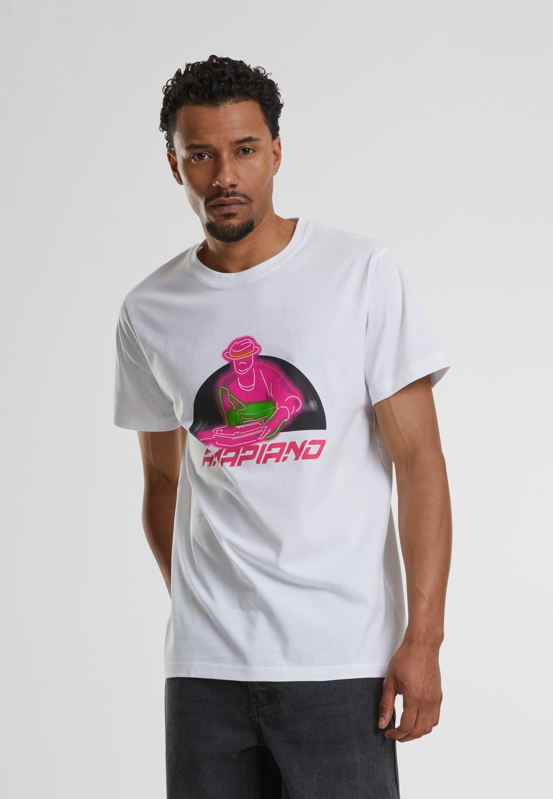 MisterTee Kurzarmshirt »MisterTee Herren Amapiano Tee«, (1 tlg.)