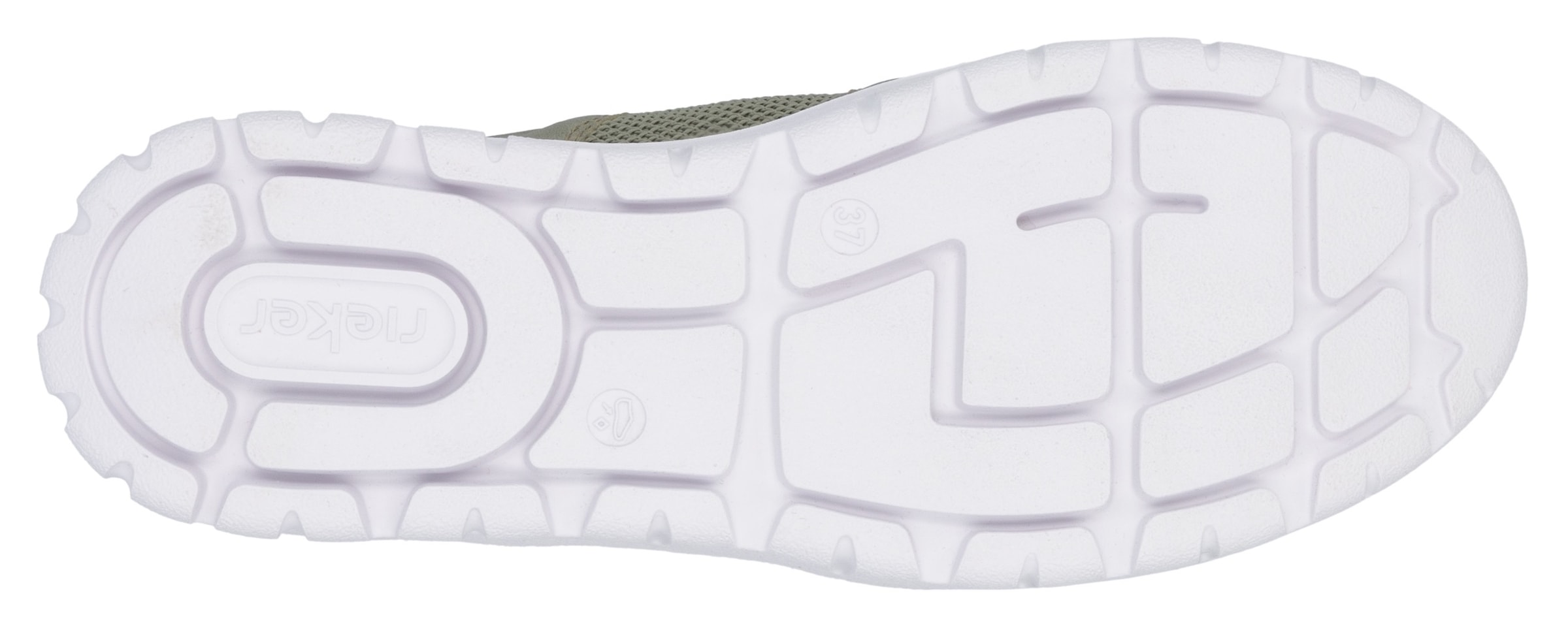 Rieker Slip-On Sneaker, Halbschuh, Freizeitsneaker, Schlupfschuh mit Anziehlaschen