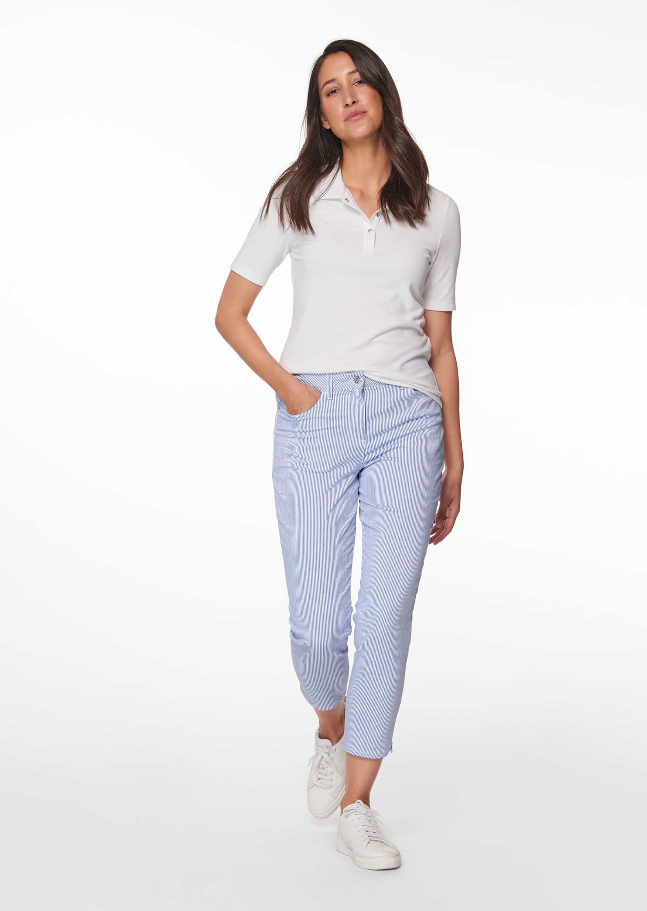 MADELEINE Regular-fit-Jeans "Jeans Fein gestreifte Jeans" günstig online kaufen