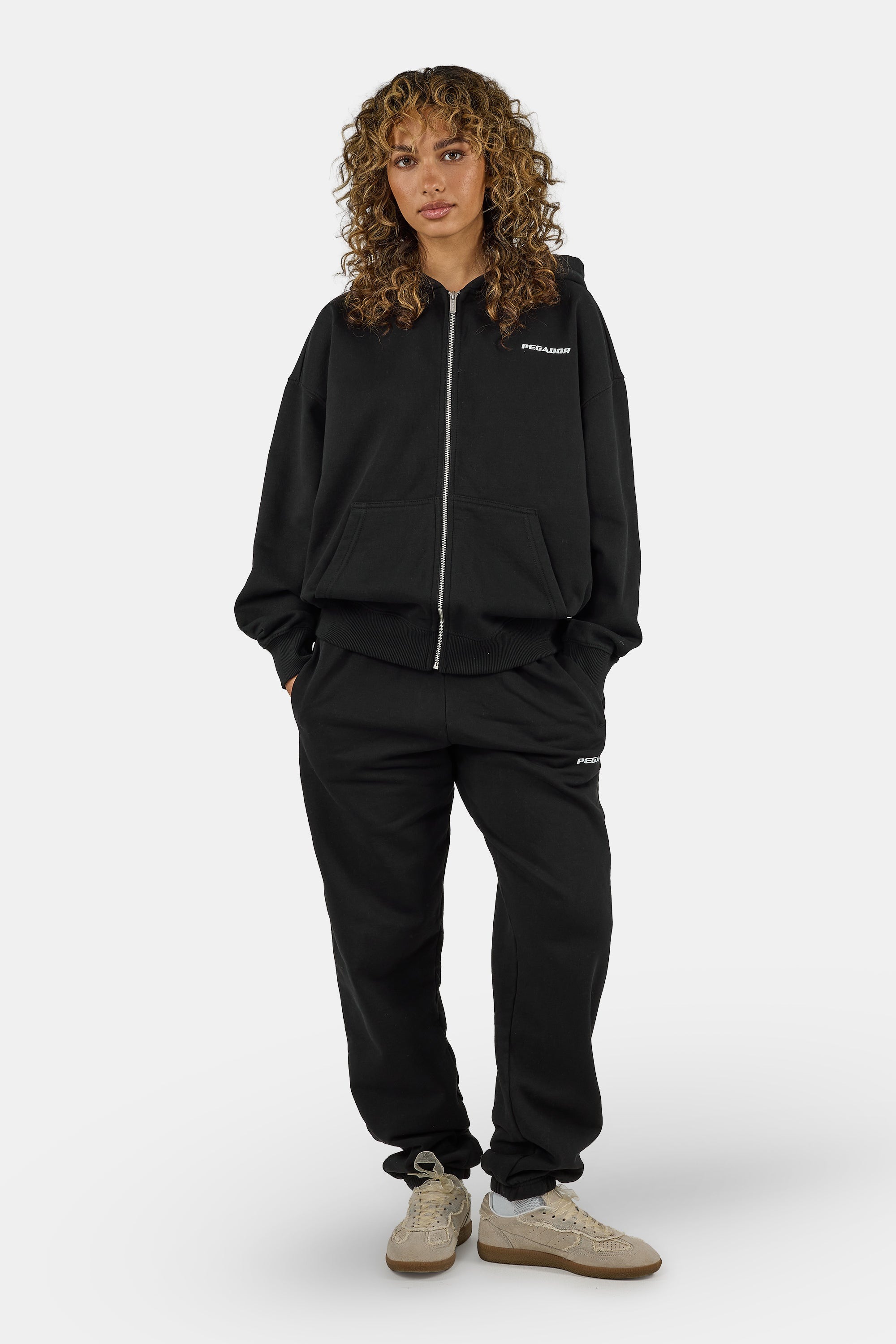 PEGADOR Kapuzensweatjacke "Clarita Oversized Sweatjacket" Baumwollmischung, günstig online kaufen