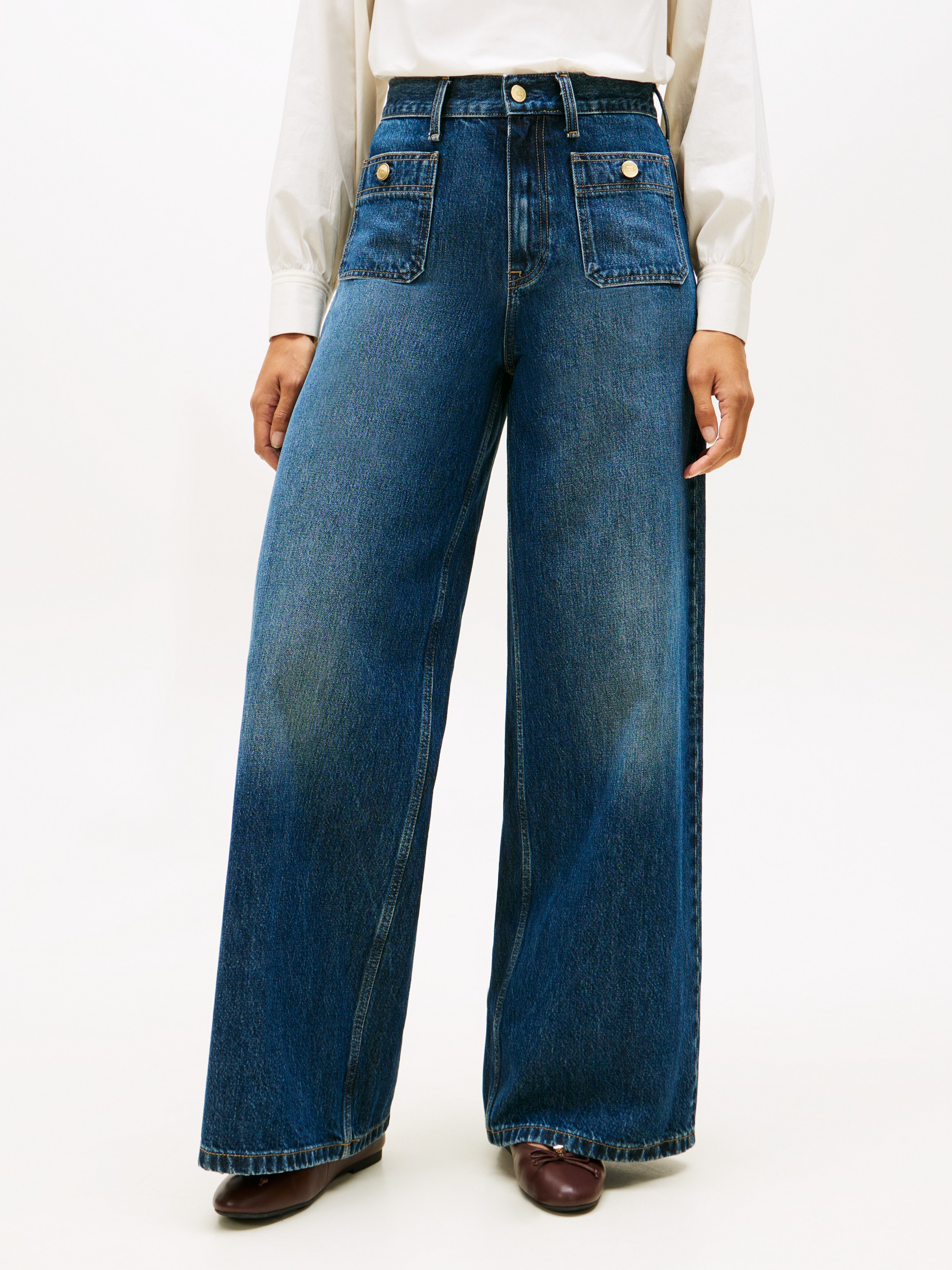Tommy Hilfiger High-waist-Jeans "DNM MINE 70S WIDE LEG HW" günstig online kaufen
