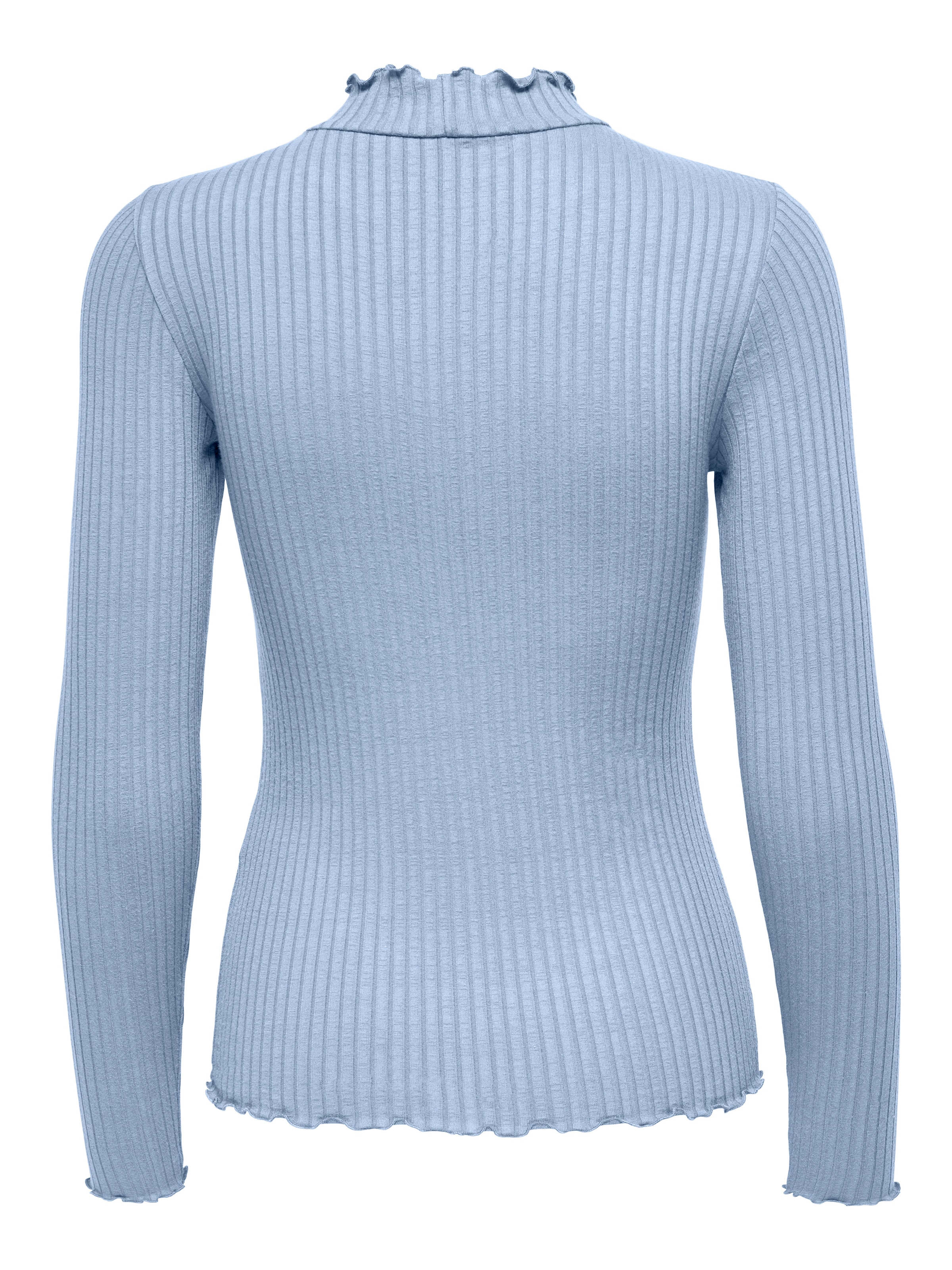 JDY Langarmbluse "JDYFRANSISKA L/S HIGHNECK TOP JRS NOOS", mit gewellten Sä günstig online kaufen