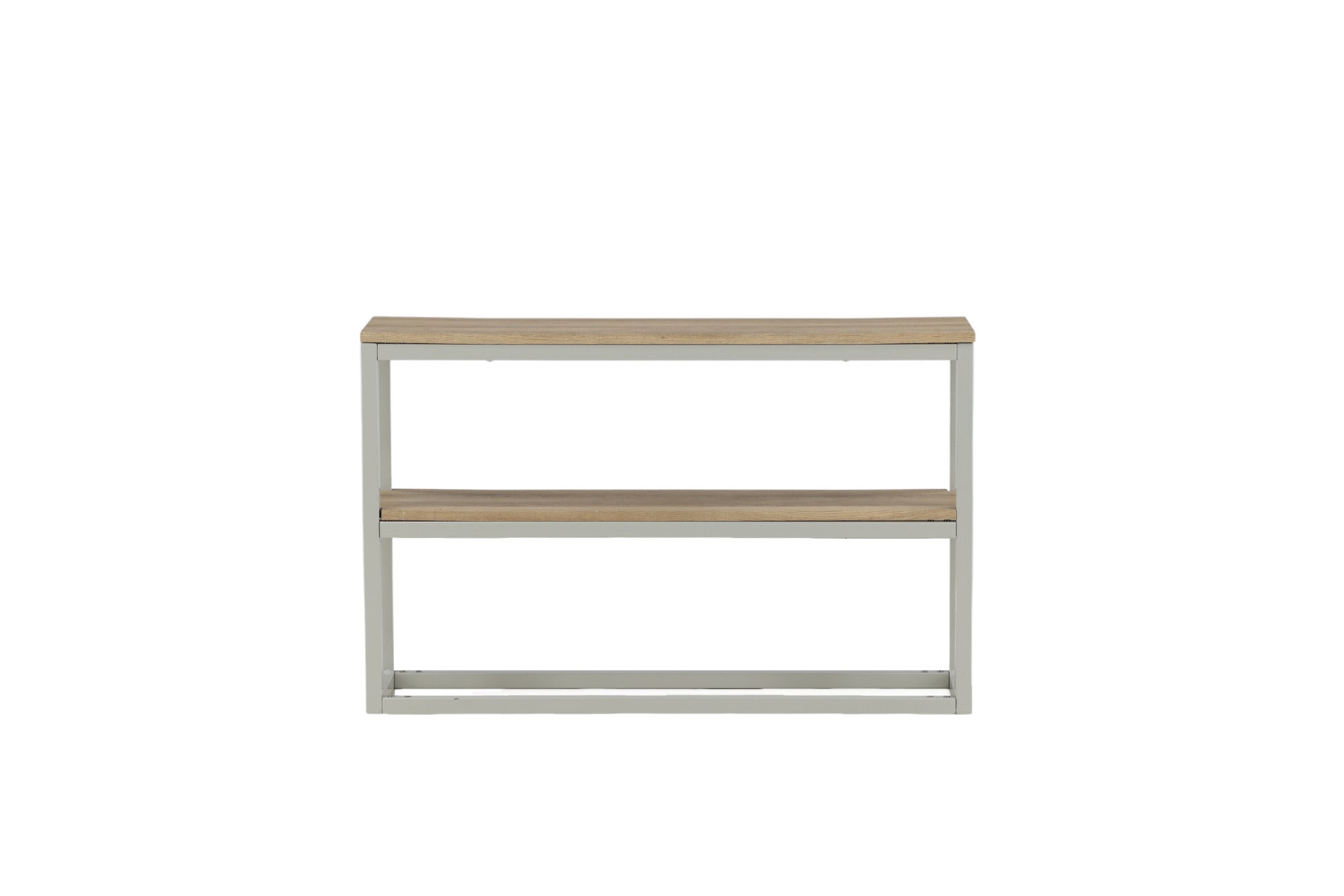 Venture Home Beistelltisch »Rise, schmaler Nachttisch in heller Eschenoptik, 45 × 30 cm« Schlafzimmertisch, MDF, Papierlaminat, Metallrahmen, schlank, urban