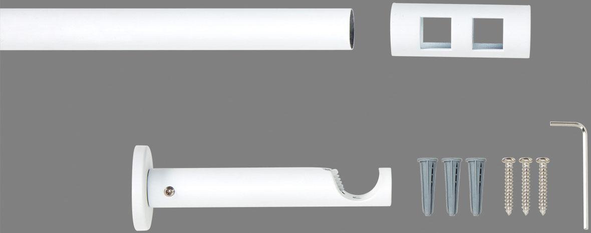 Good Life Vorhangstange "Cartucho" Ø 20 mm 1 läufig-läufig Fixmaß günstig online kaufen