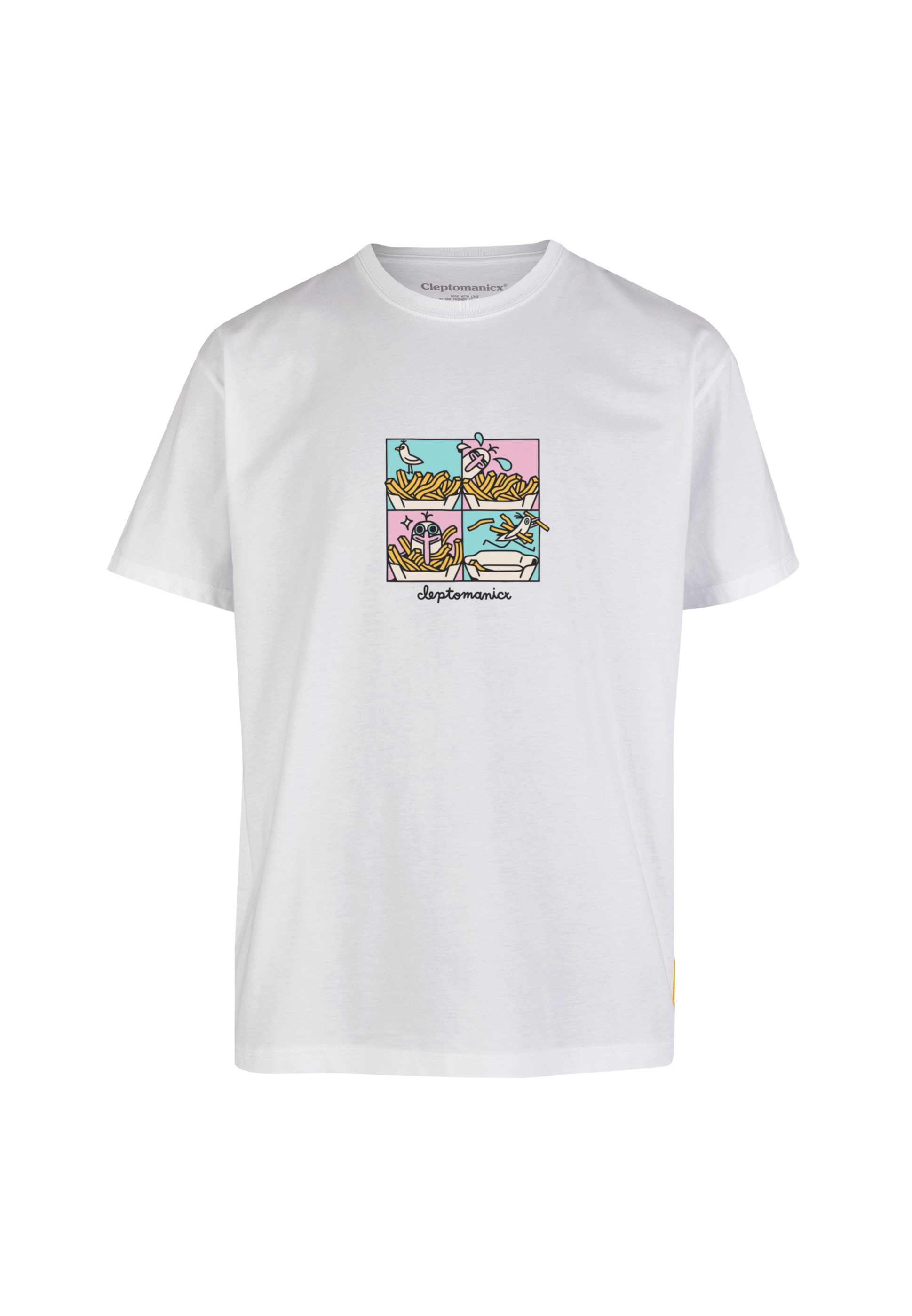 Cleptomanicx T-Shirt »Stealy Gull«, mit coolem Frontprint
