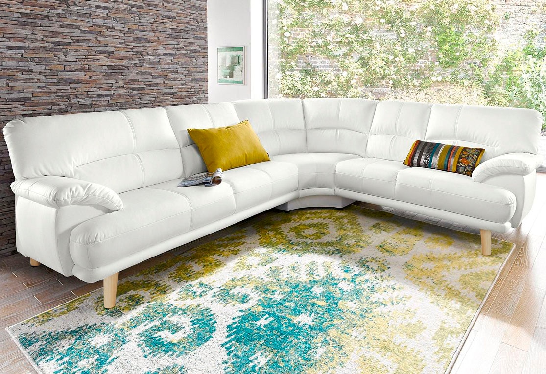 TRENDMANUFAKTUR Polsterecke "Cecilia, italienisches Designsprache, modern u günstig online kaufen