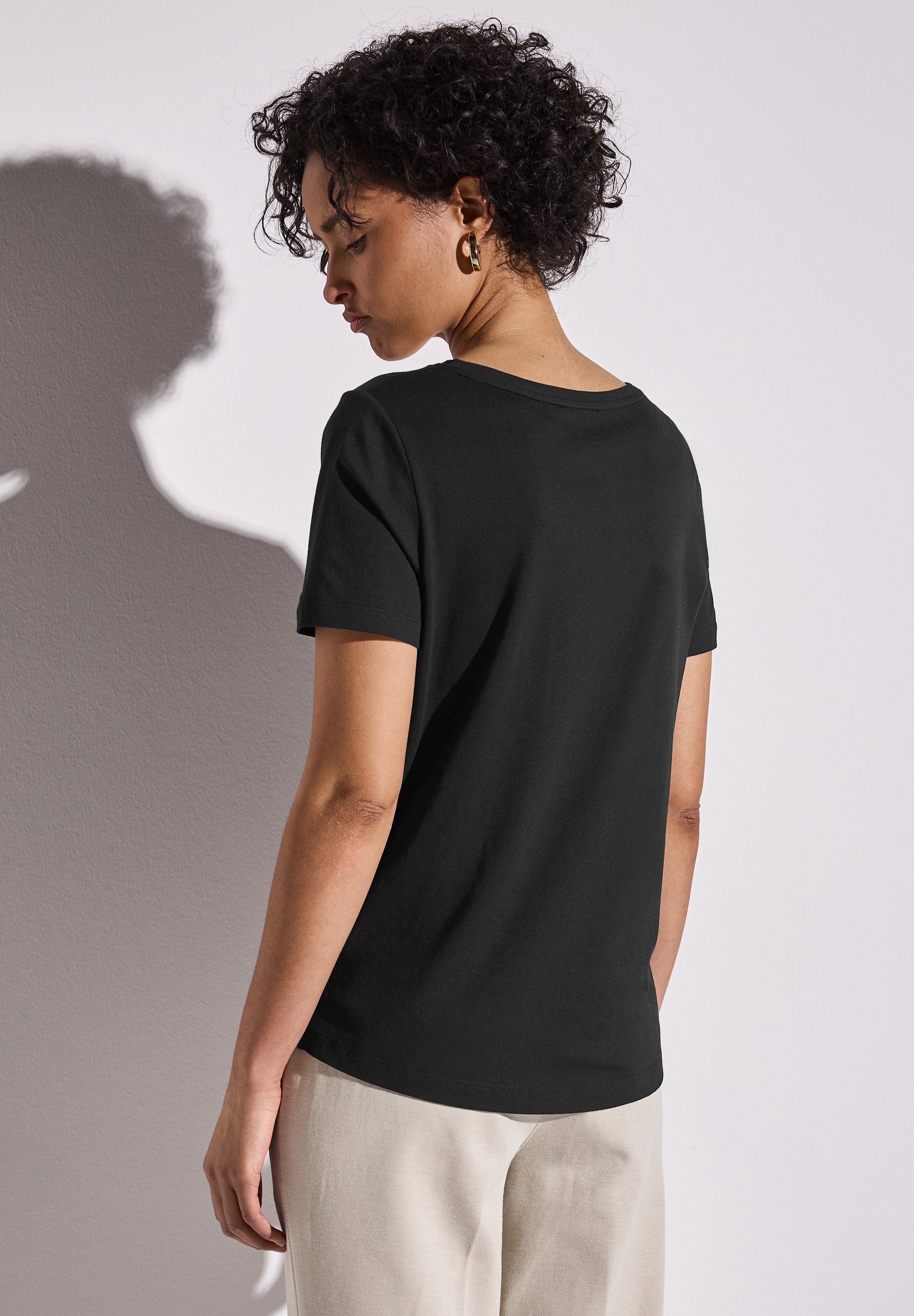 STREET ONE T-Shirt, im soften Baumwoll-Mix