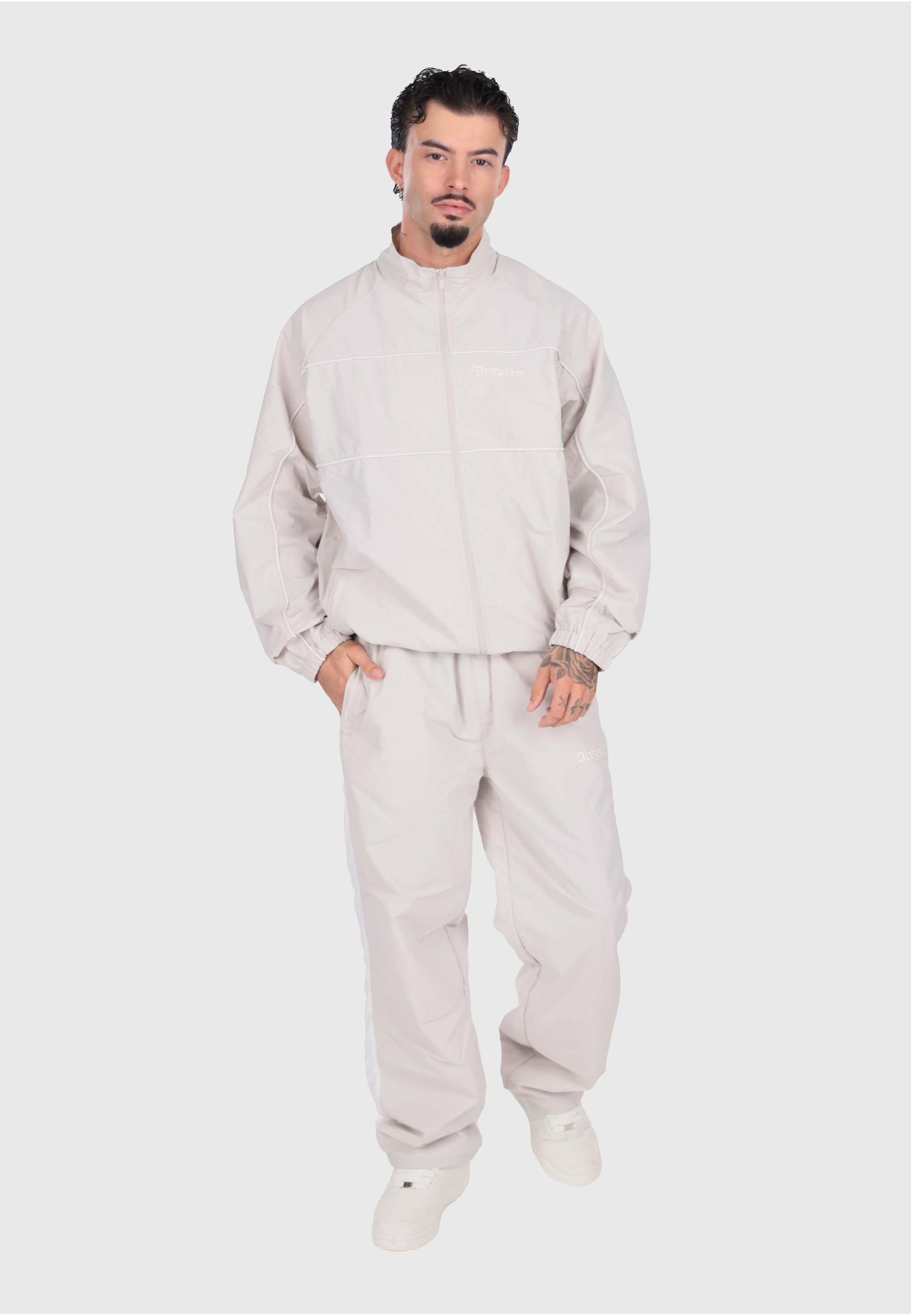 Dropsize Trainingsjacke »Dropsize STRIPE TRACK JACKET« 1 Stk. tlg. ohne Kapuze