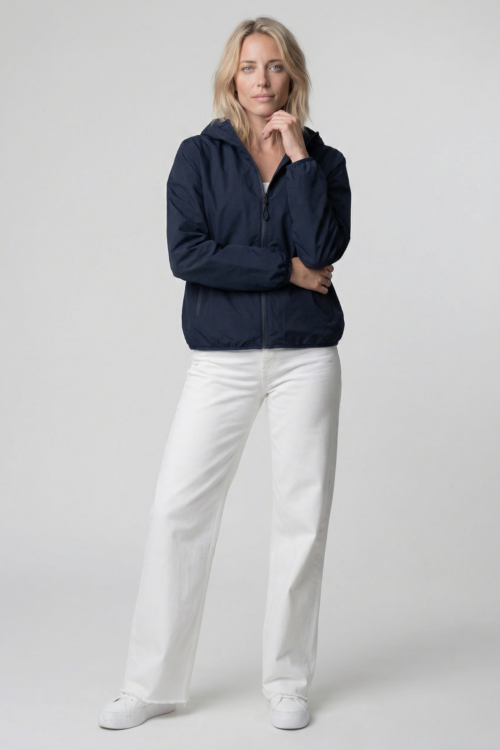Alife & Kickin Sommerjacke »Damen SolveidAK A Übergangsjacke, Jacke« leichte Übergangsjacke mit Kapuze aus recyceltem Materialmix